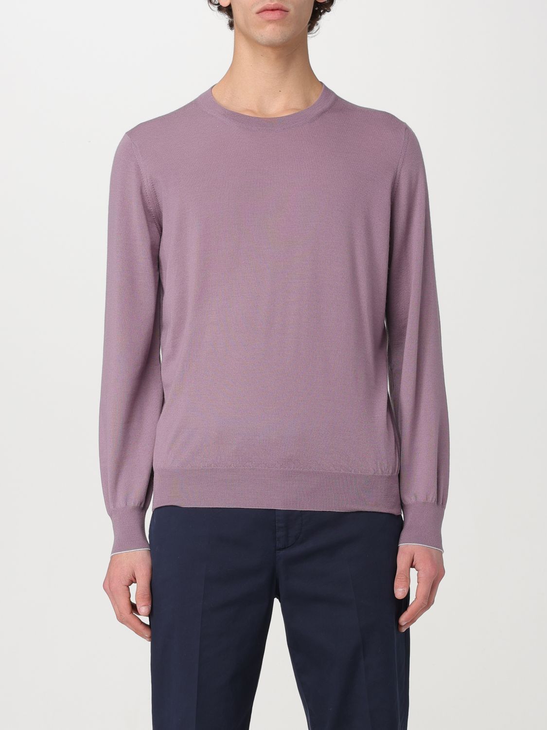 image of Brunello Cucinelli Sweater Men Lilac (Size 2XL)