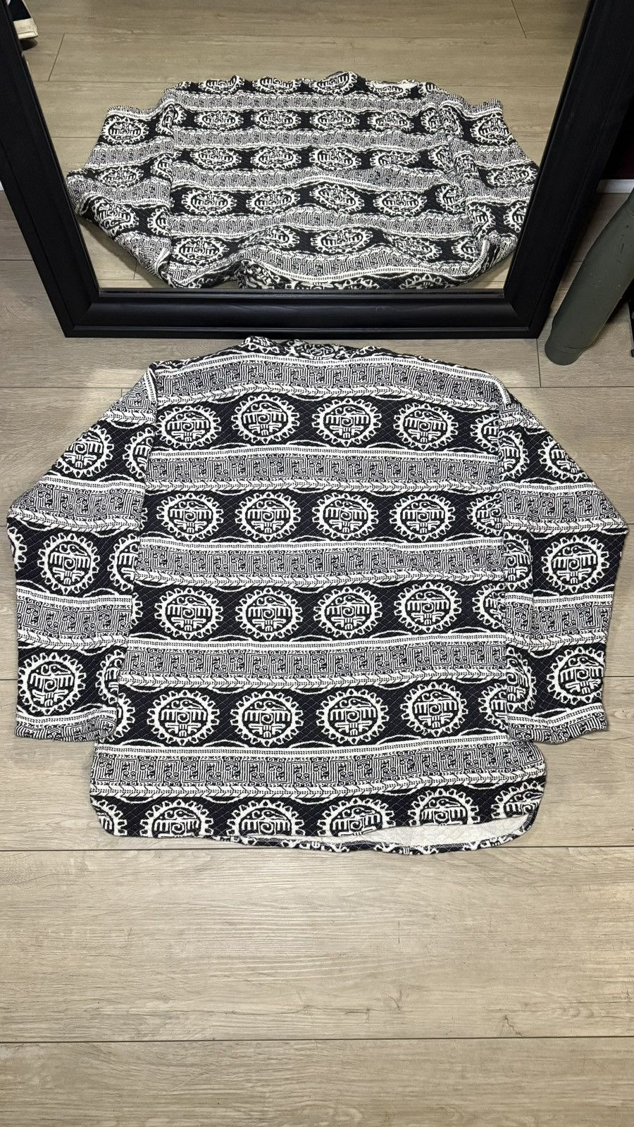 Other Vintage 1990s Aztec / Mayan All Over Print Crewneck Size US XL / EU 56 / 4 - 2 Thumbnail