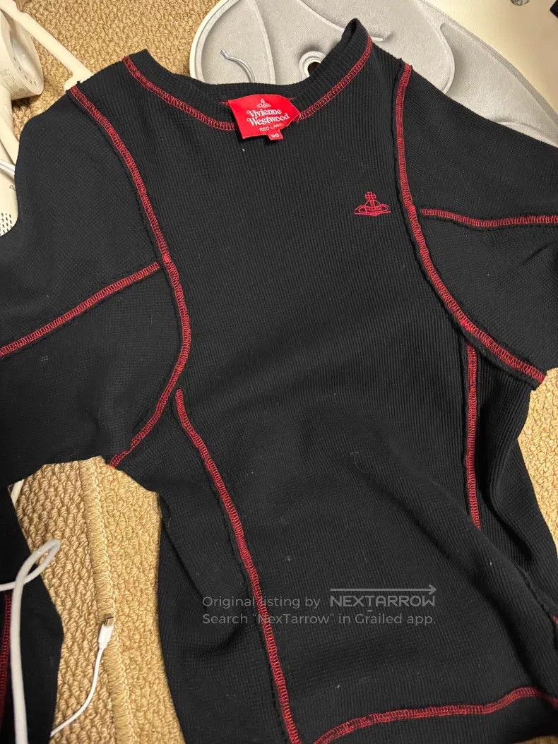 Vivienne Westwood Vivienne Westwood size 00 Contrast Stitched Top Size M / US 6-8 / IT 42-44 - 1 Thumbnail