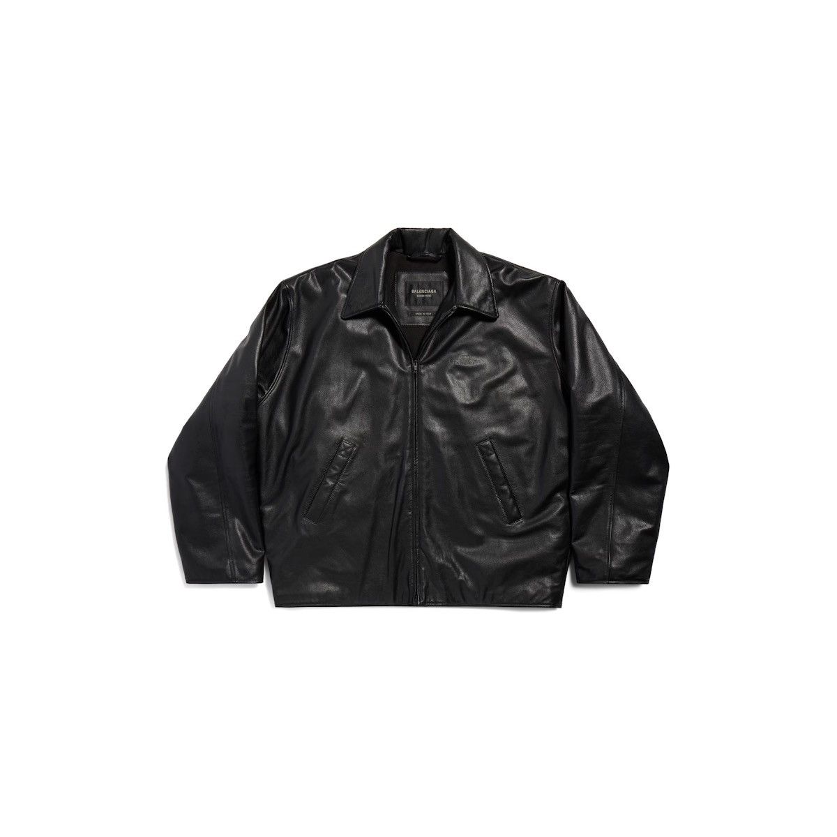 Balenciaga 🔥$8.3K VALUE🔥Leather Taxi bomber jacket Size US L / EU 52-54 / 3 - 1 Thumbnail