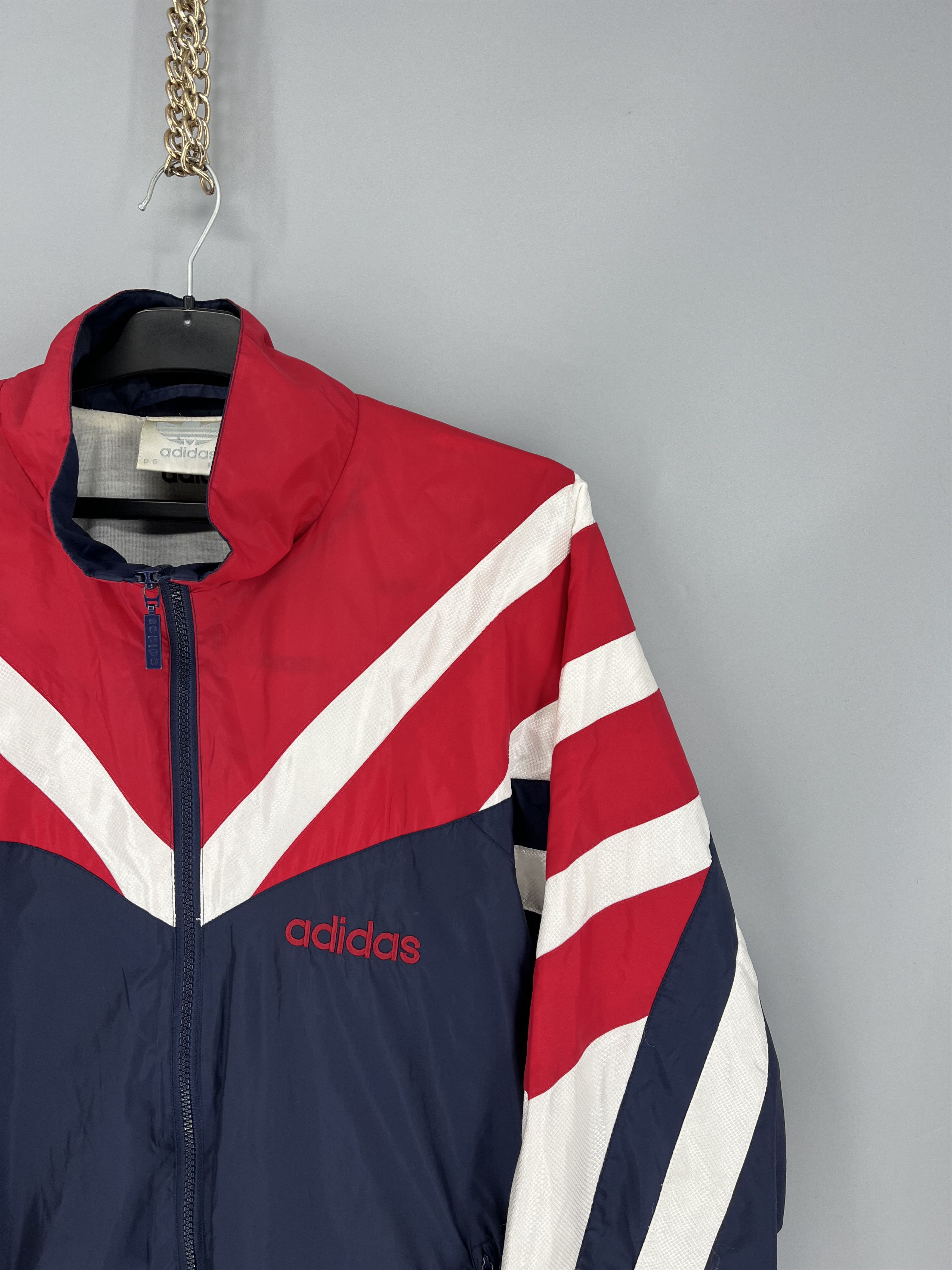 Vintage 90’s adidas RETRO Y2K BIG logo TRACK JACKET Size US M / EU 48-50 / 2 - 6 Thumbnail