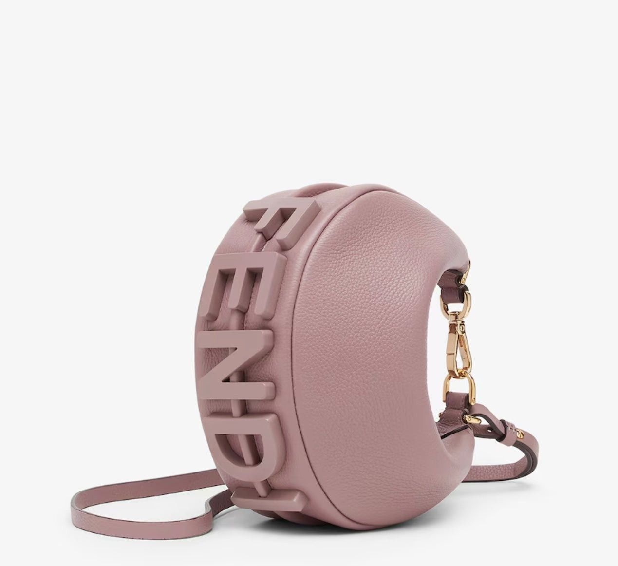 Fendi o1s1wg111125 Size: OS/ Fendigraphy Mini in Purple Size ONE SIZE - 1 Thumbnail