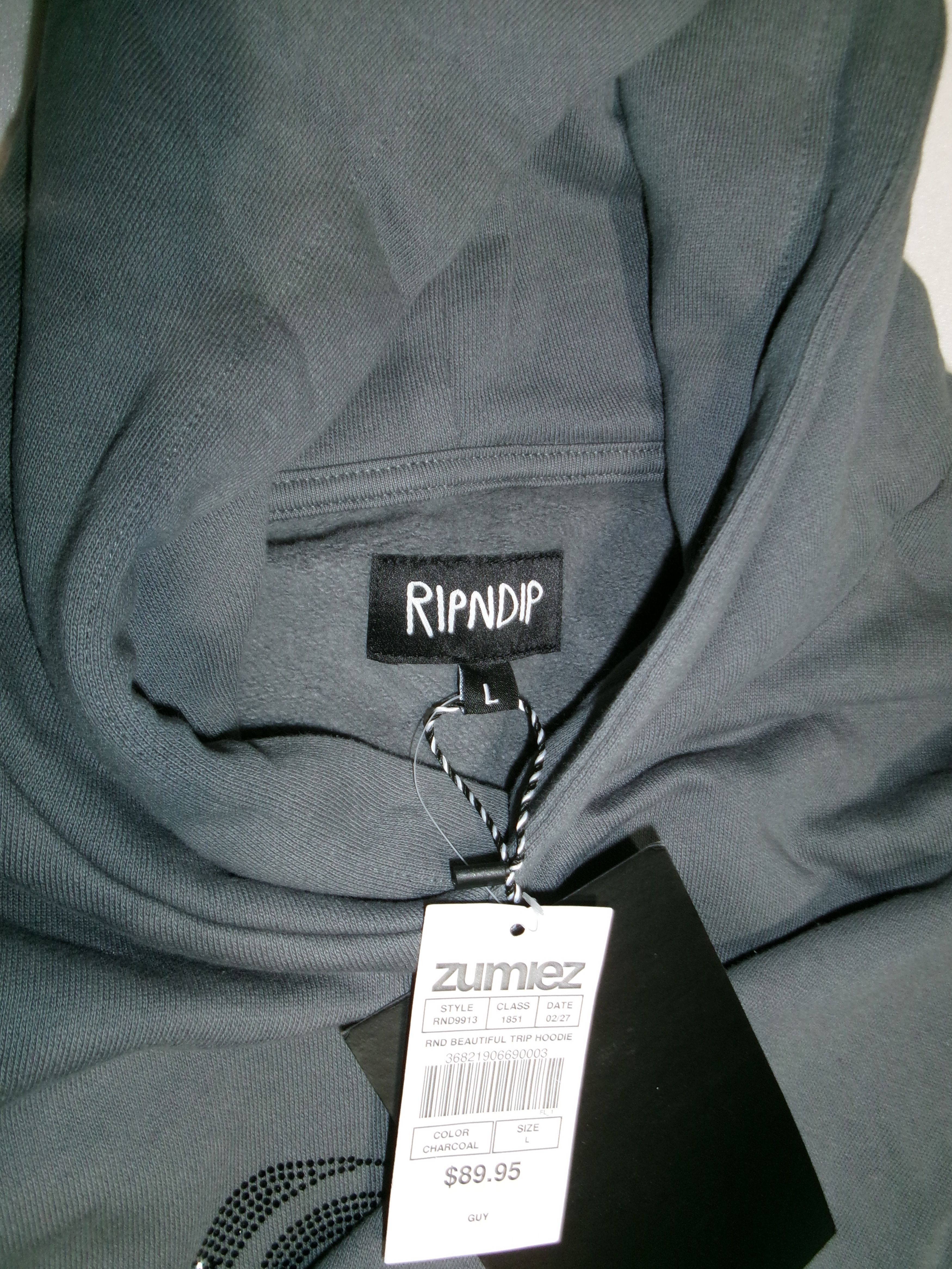 RIPNDIP RIPNDIP Beautiful Trip Hoodie Size US L / EU 52-54 / 3 - 6 Thumbnail
