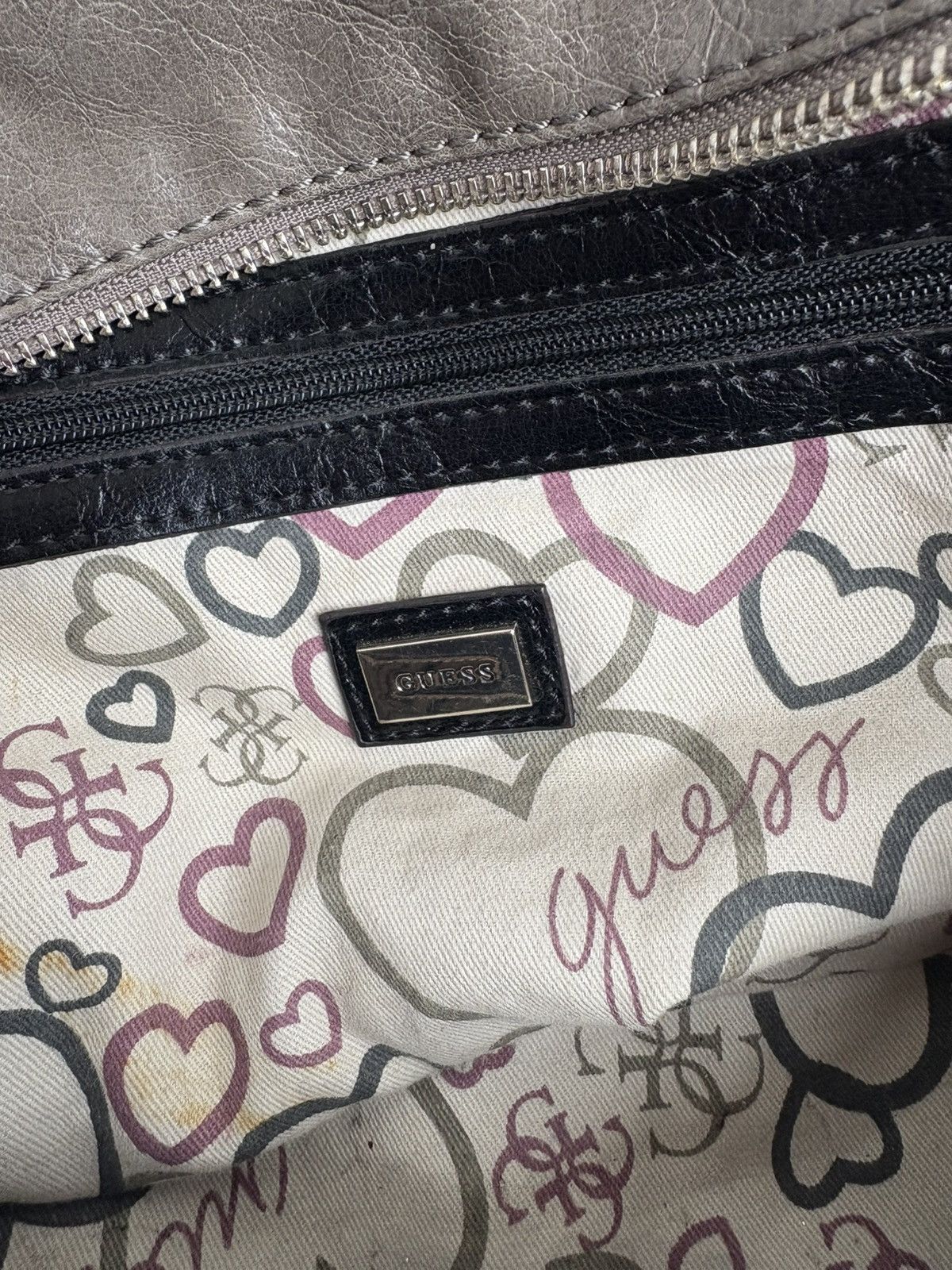 Guess Guess Patchwork Y2K Satchel Bag Size ONE SIZE - 7 Thumbnail