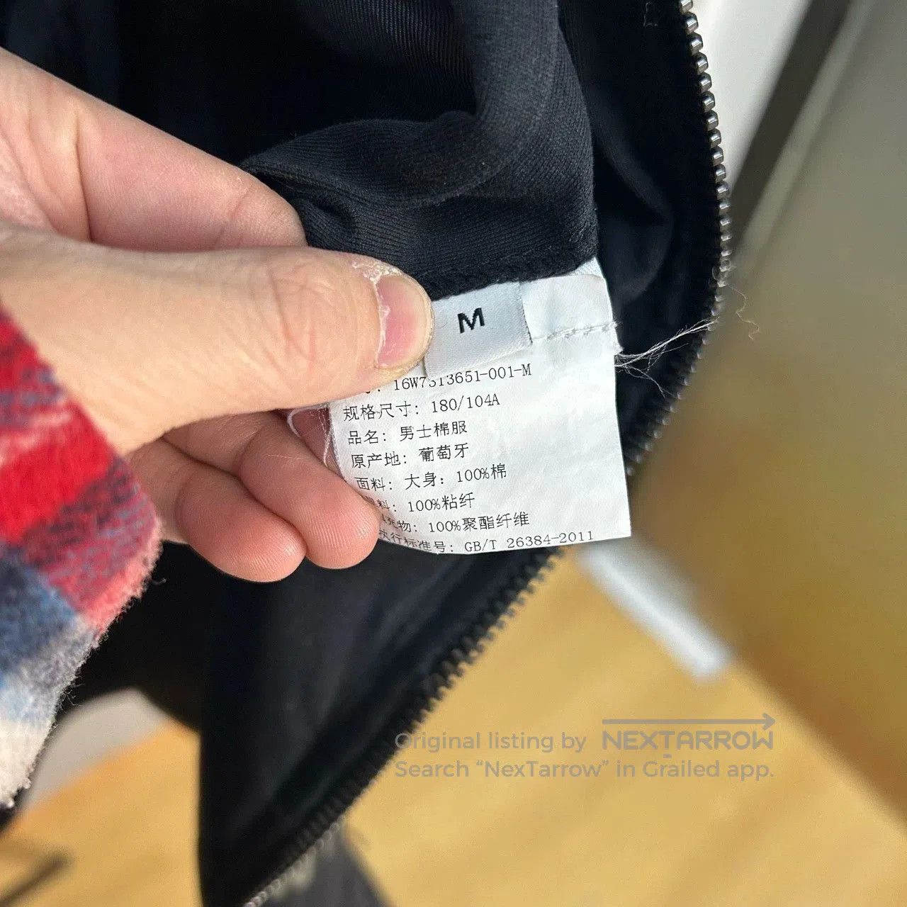 Givenchy Givenchy Distressed Long Sleeve Zip Jacket. Size US M / EU 48-50 / 2 - 4 Thumbnail