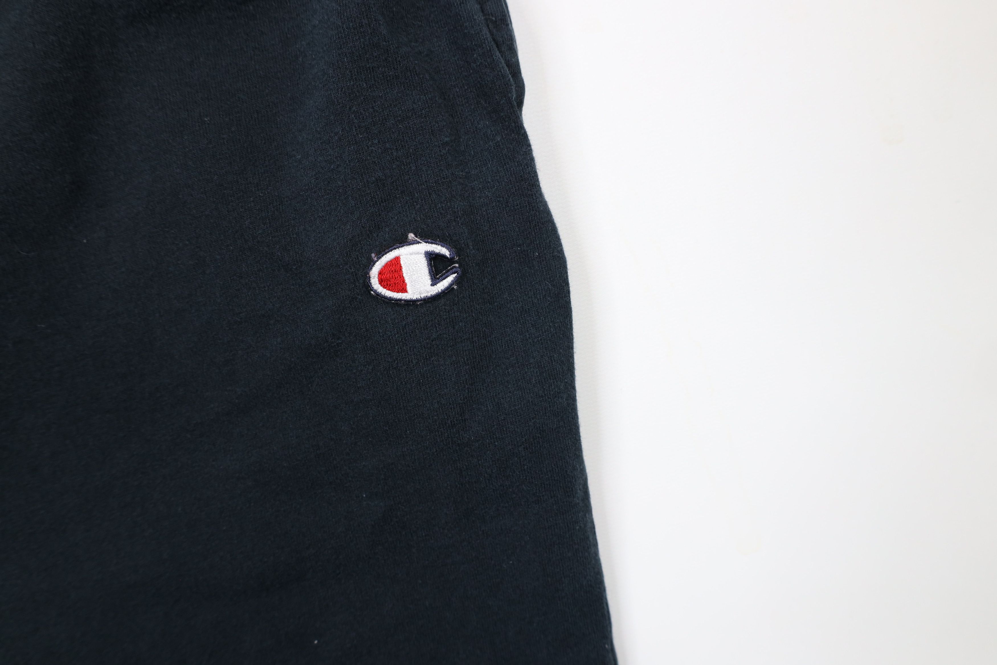 Champion × Vintage Vintage 90s Champion Logo Wide Leg Pants Cotton Black Size US 40 / EU 56 - 5 Thumbnail