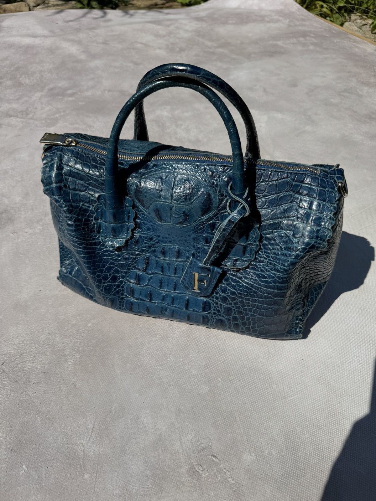 Furla Furla Crocodile Leather Bag Size ONE SIZE - 1 Thumbnail