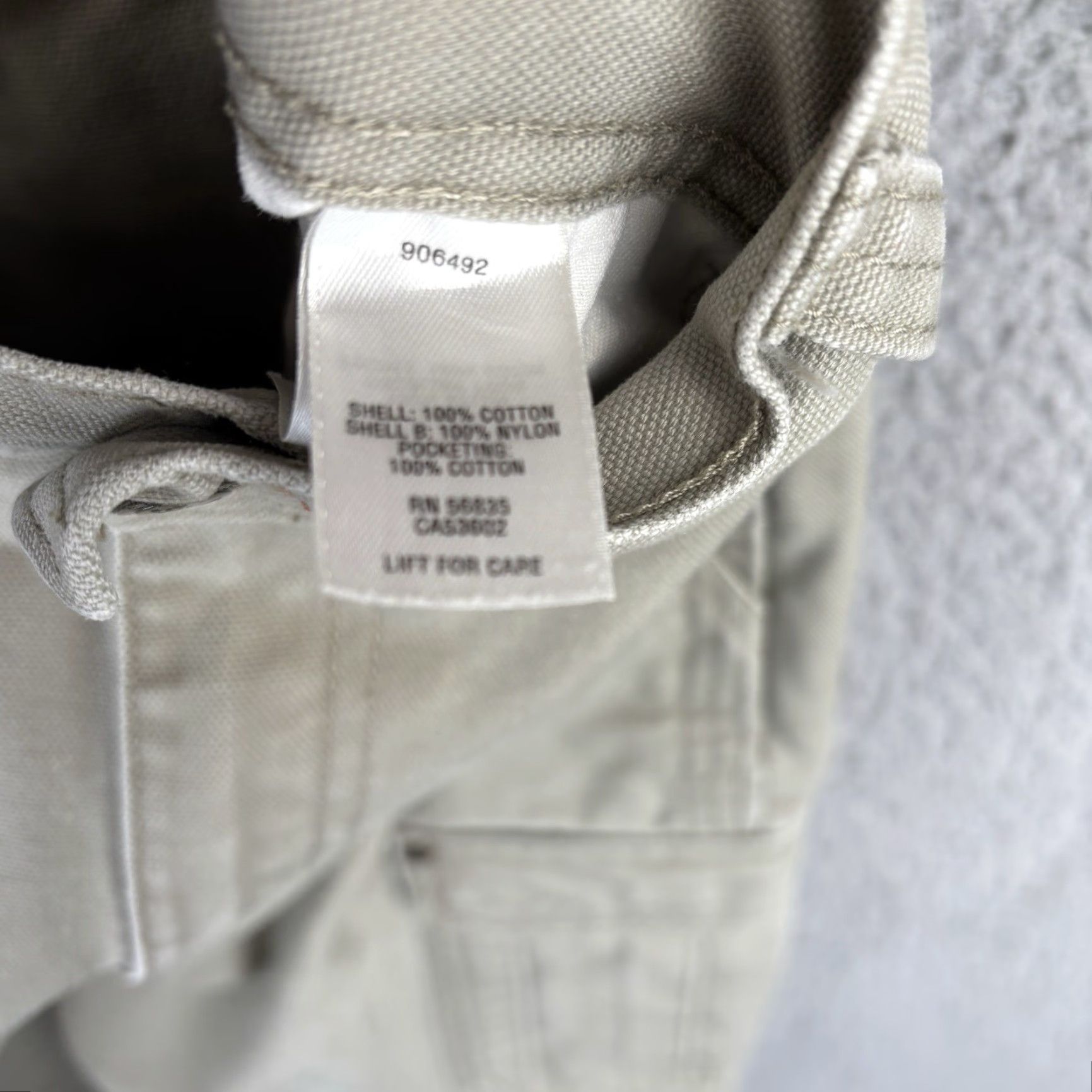 Vintage Cabela's Cargo Pants Men 34x32 Olive Green Heavy Twill Duck Canvas Work Outdoor Size US 34 / EU 50 - 4 Thumbnail