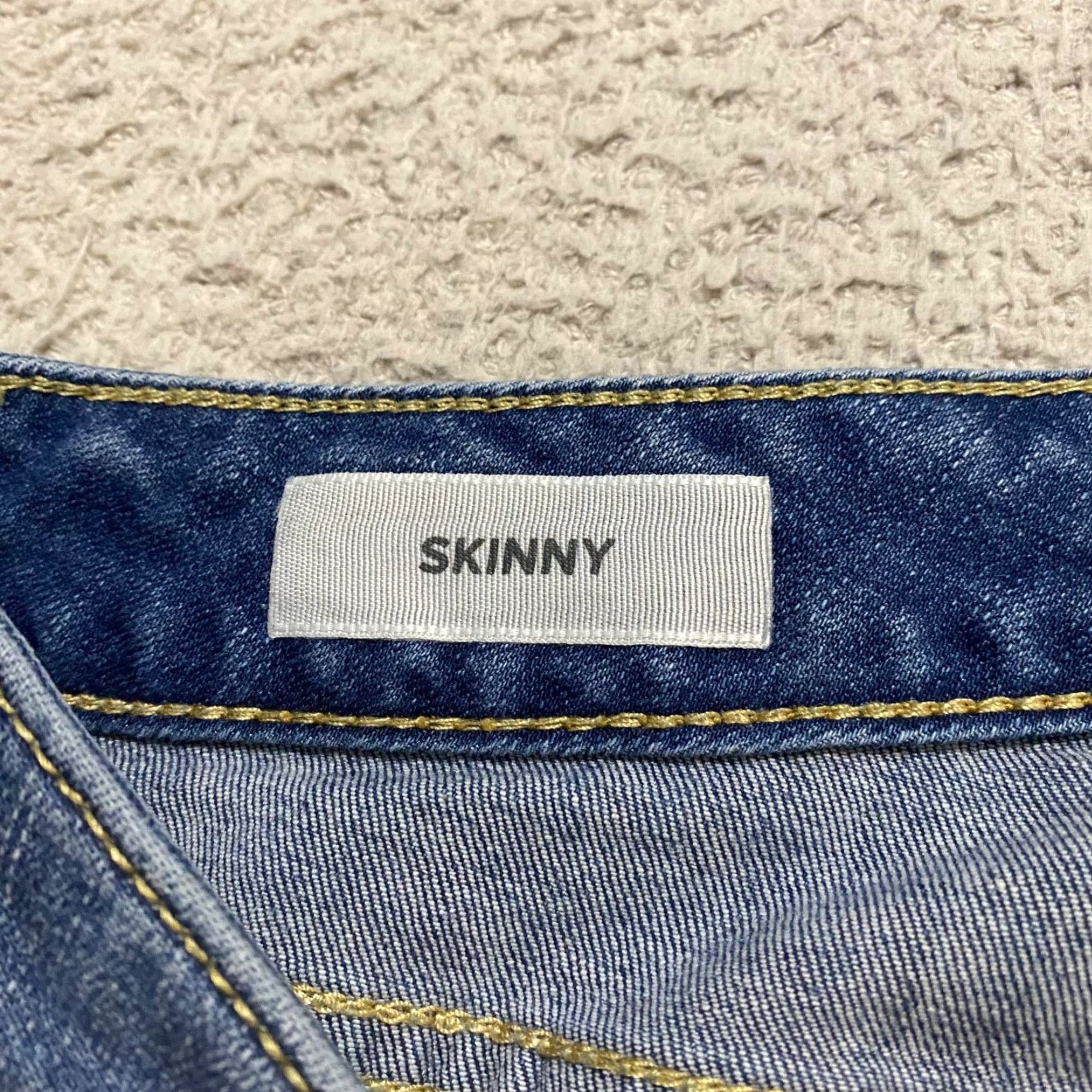 Torrid Torrid Jeans Women Blue Medium Wash Skinny Mid Rise 14 5-Pocket Denim Embroidered Stretch Size 36" / US 14 / IT 50 - 4 Thumbnail