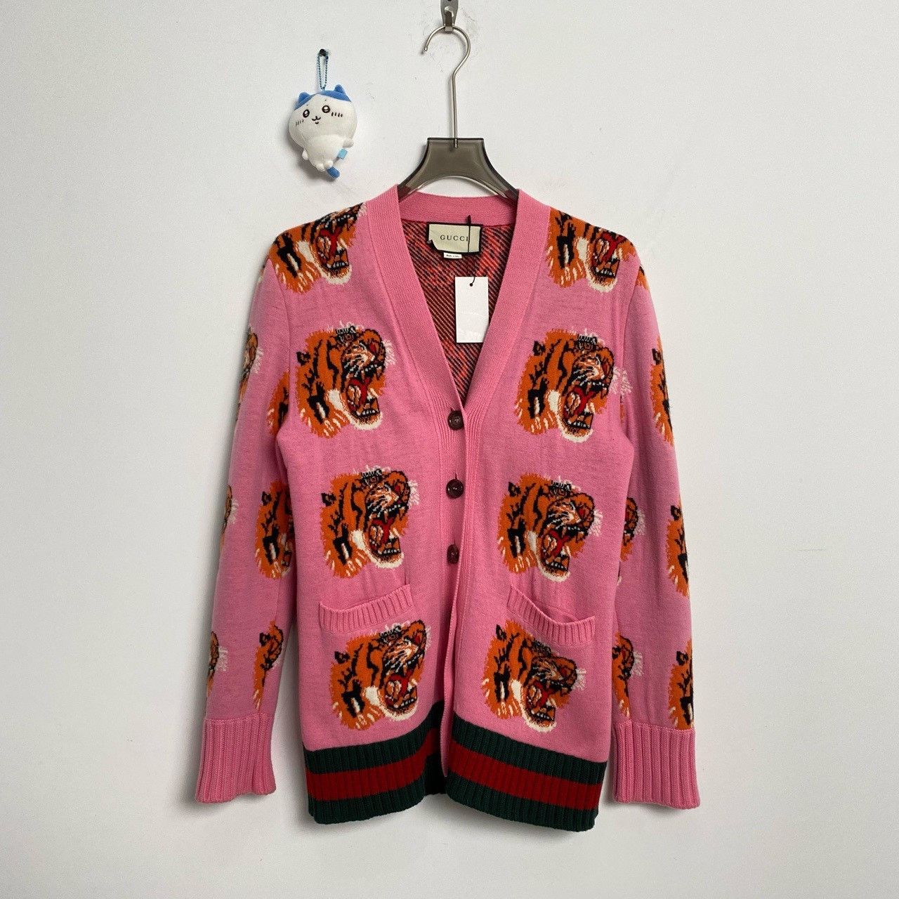 Gucci Gucci pink tiger head full print Sweater 2501-Nextarrow Size US XS / EU 42 / 0 - 1 Thumbnail