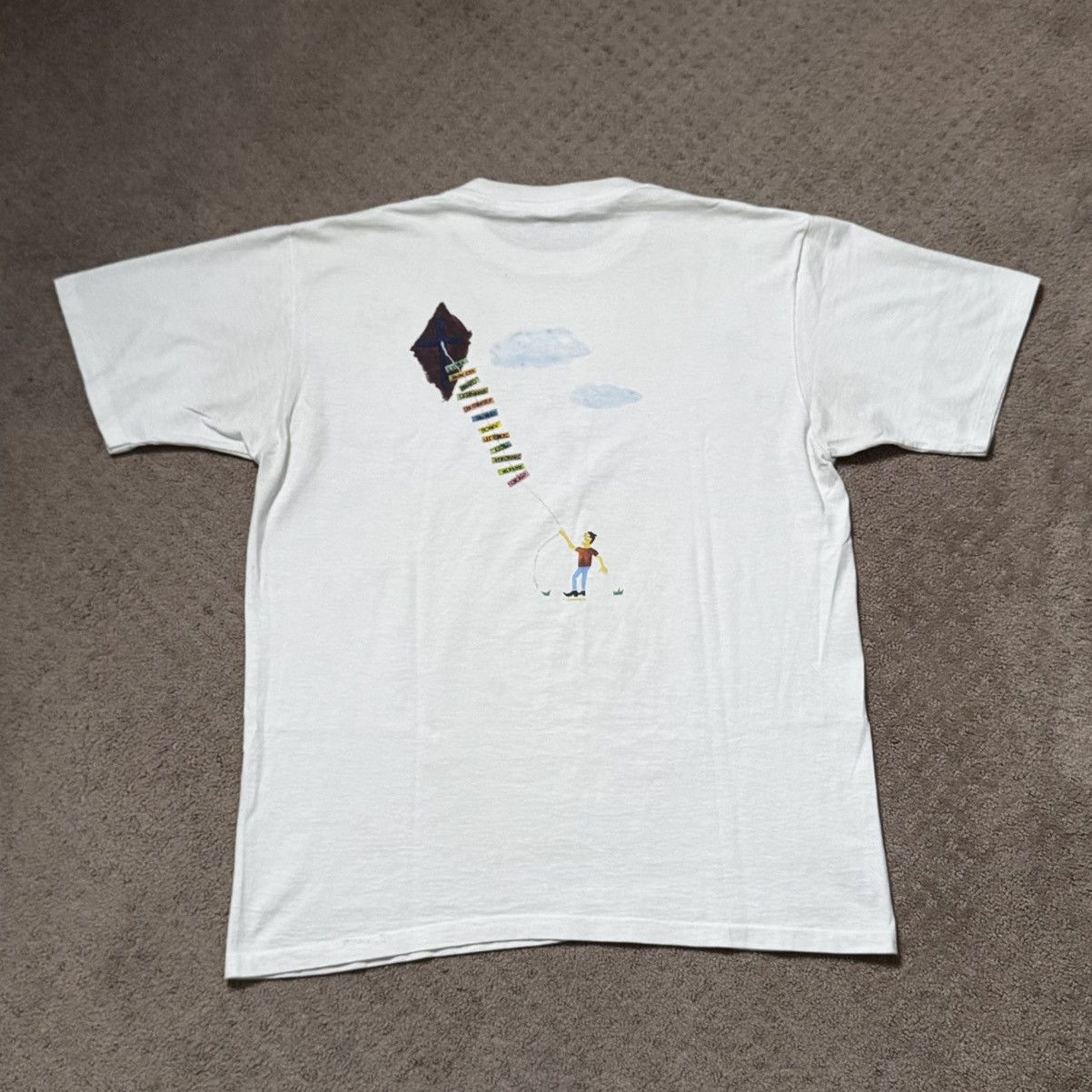 Vintage 90s Pearl Jam Mr Point Tour Tee Size US XL / EU 56 / 4 - 2 Thumbnail