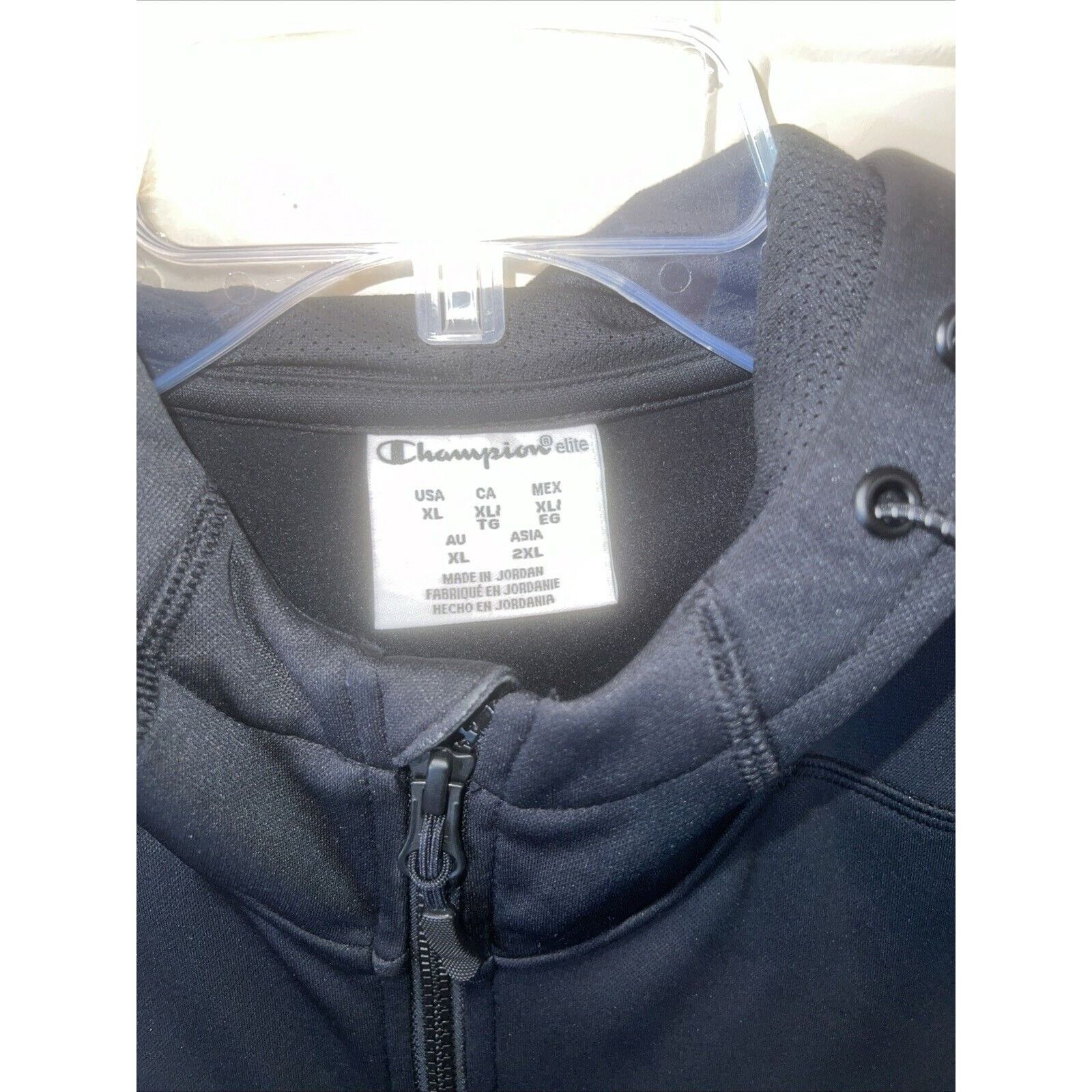 Champion CHAMPION ELITE Men's Hoodie Black Half Zip Jacket Size XL Size US XL / EU 56 / 4 - 5 Thumbnail