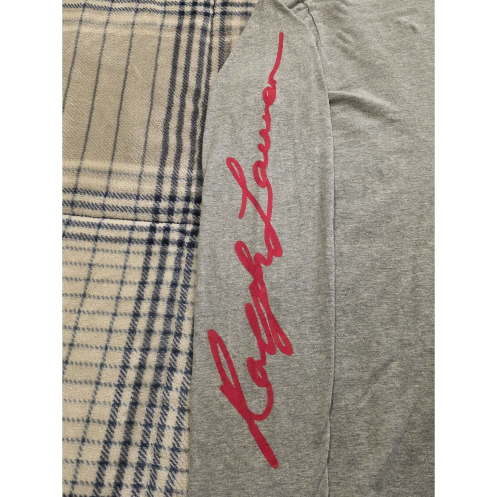 Polo Ralph Lauren VINTAGE Polo Ralph Lauren Logo Jersey Hoodie T Shirt Double Sided Lightweight Gray Small Size US S / EU 44-46 / 1 - 4 Thumbnail