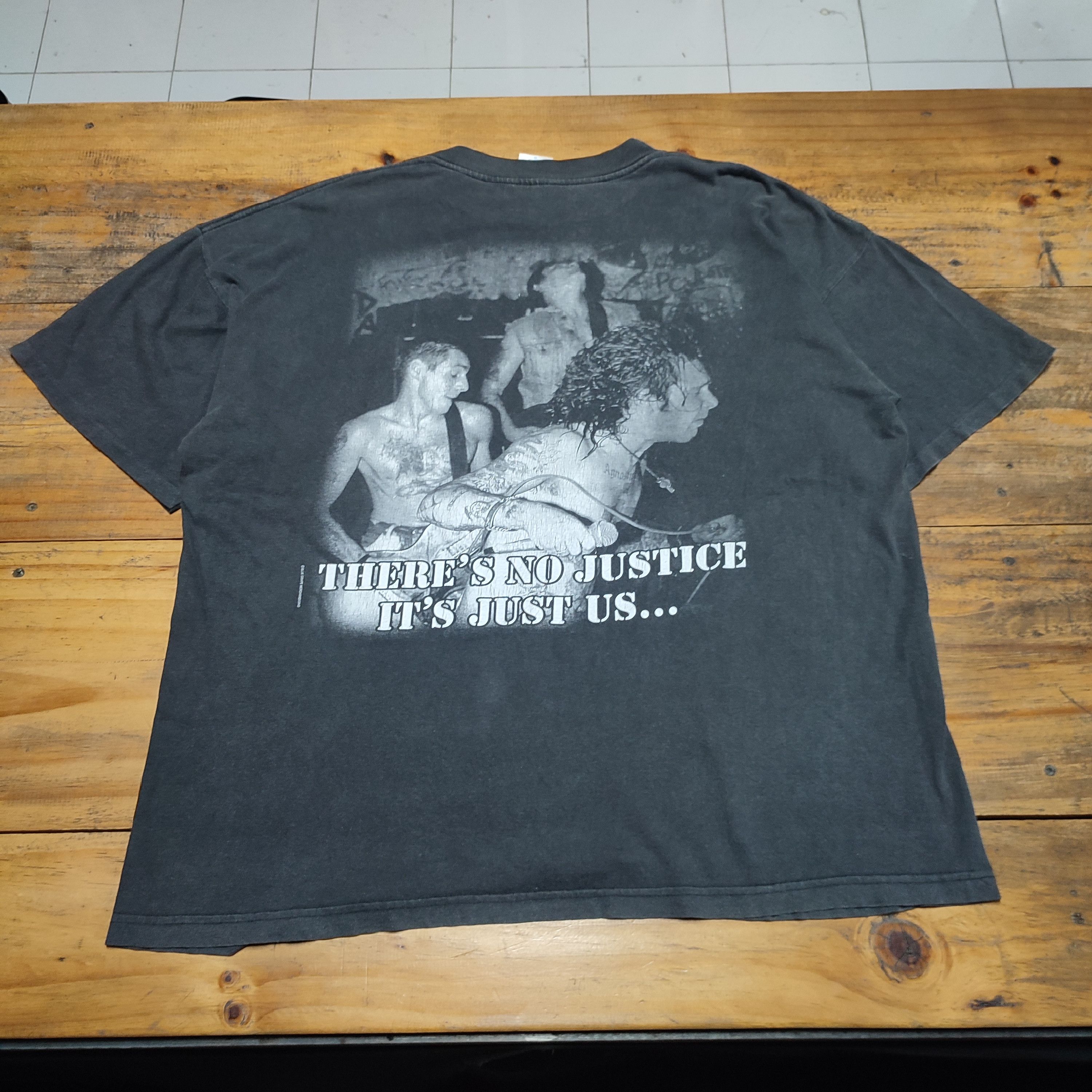 Band Tees × Vintage VINTAGE 90s AGNOSTIC FRONT N.Y.H.C Size US XXL / EU 58 / 5 - 4 Thumbnail