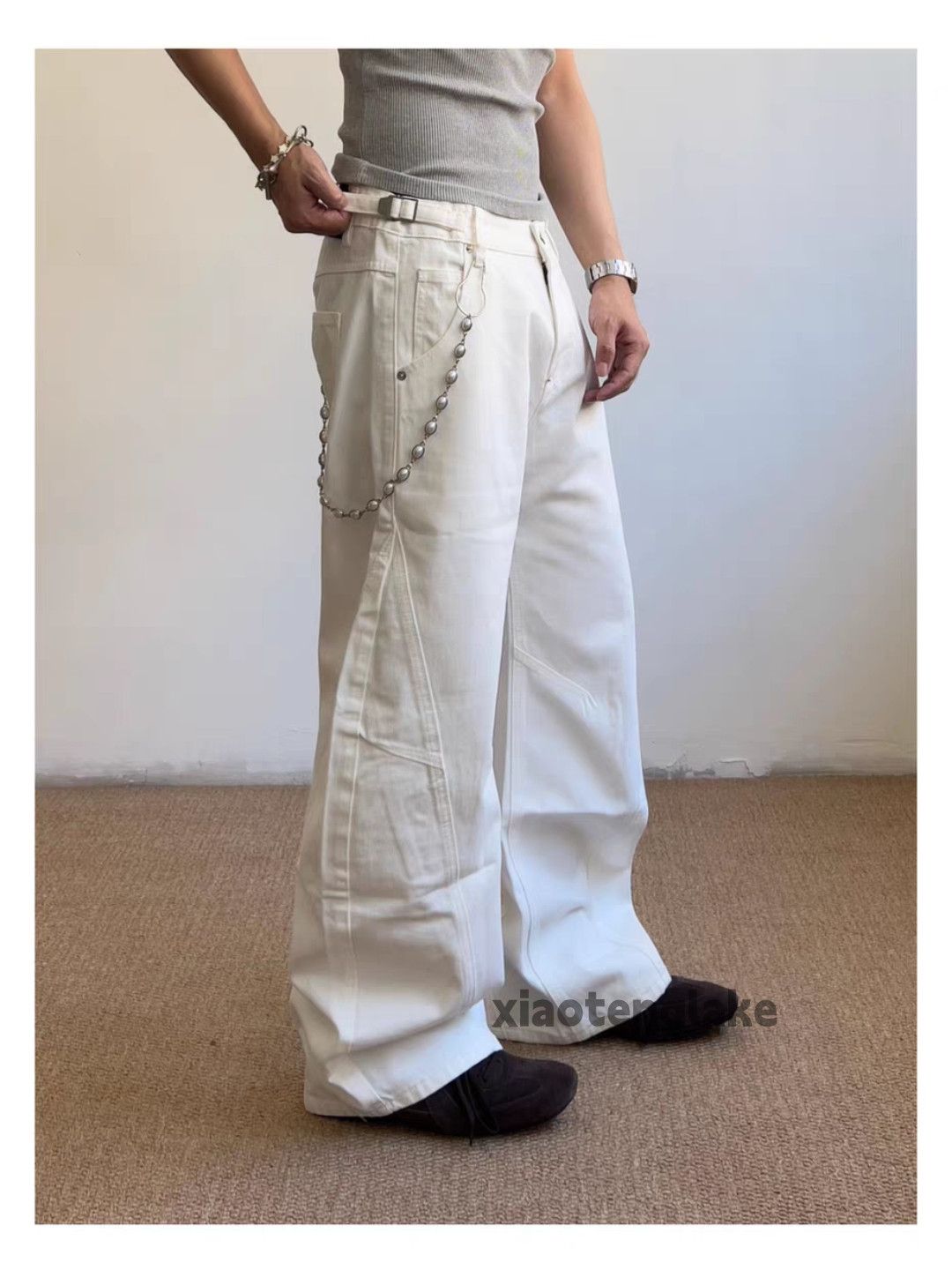 Vintage xz vintage wide Leg loose hiphop y2k flared pants Size US 32 / EU 48 - 2 Thumbnail