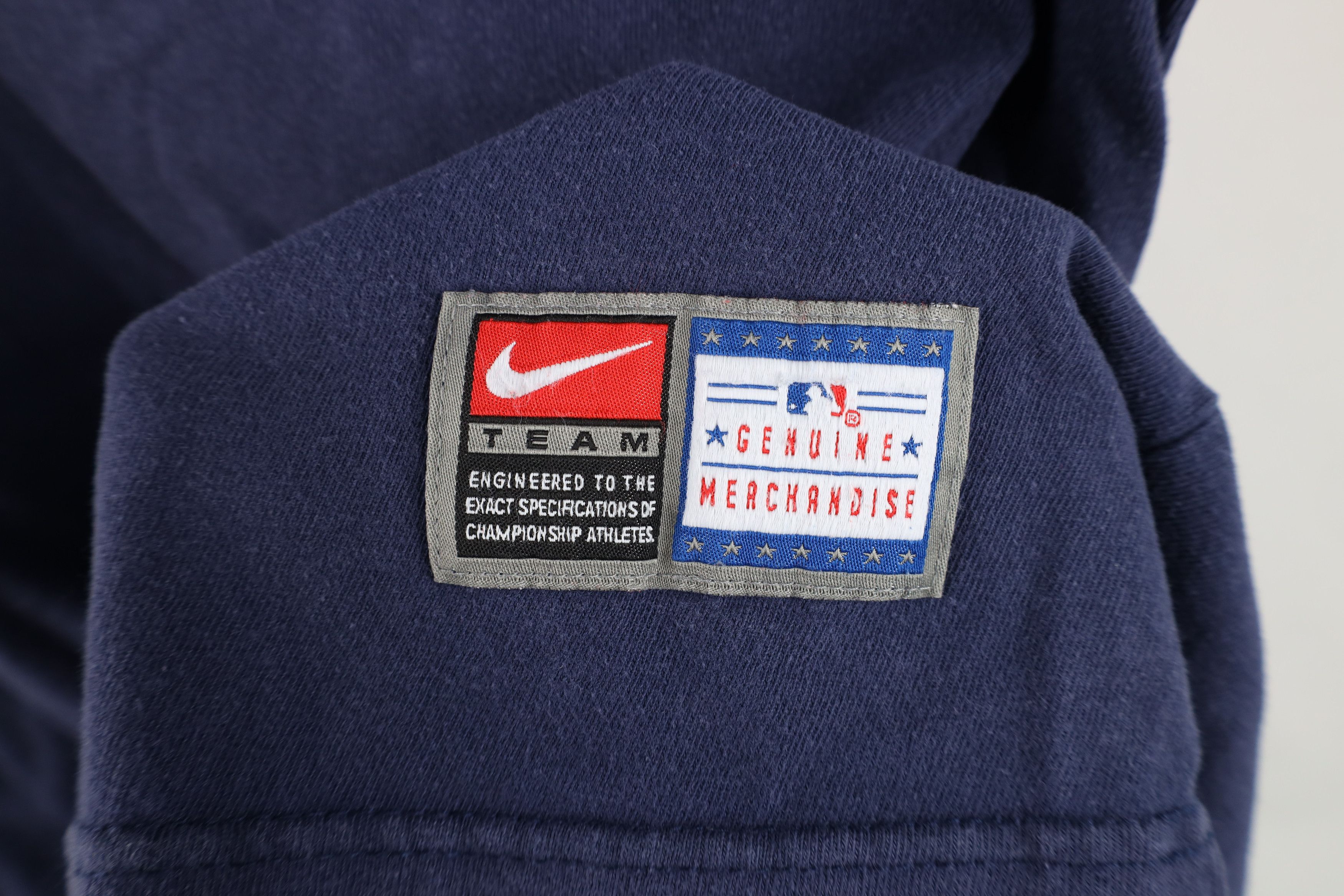 Nike × Vintage Vintage Nike Swoosh Detroit Tigers Baseball T-Shirt Blue Size US M / EU 48-50 / 2 - 8 Thumbnail