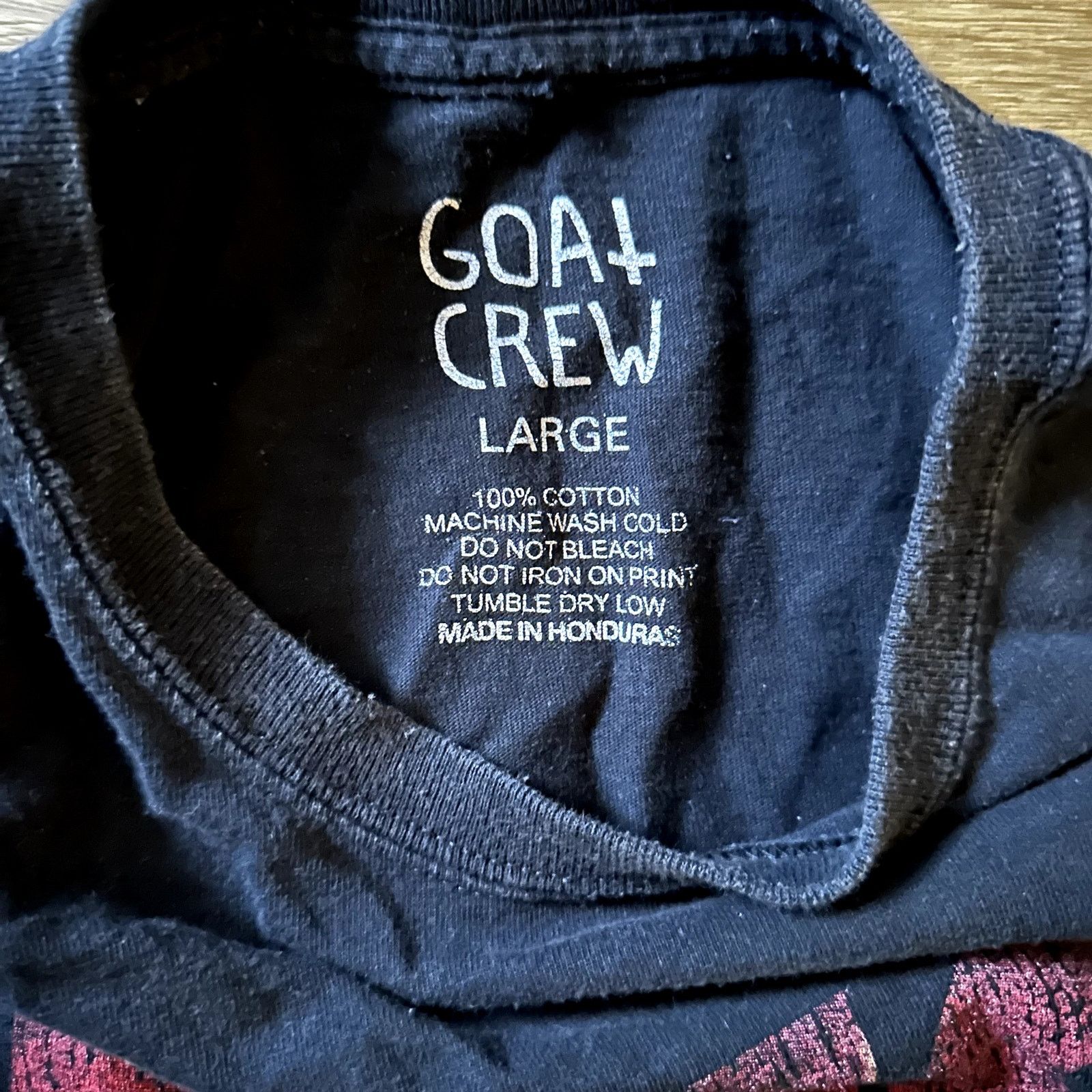 GOAT Crew Black Rush Hour T shirt Size US L / EU 52-54 / 3 - 2 Thumbnail