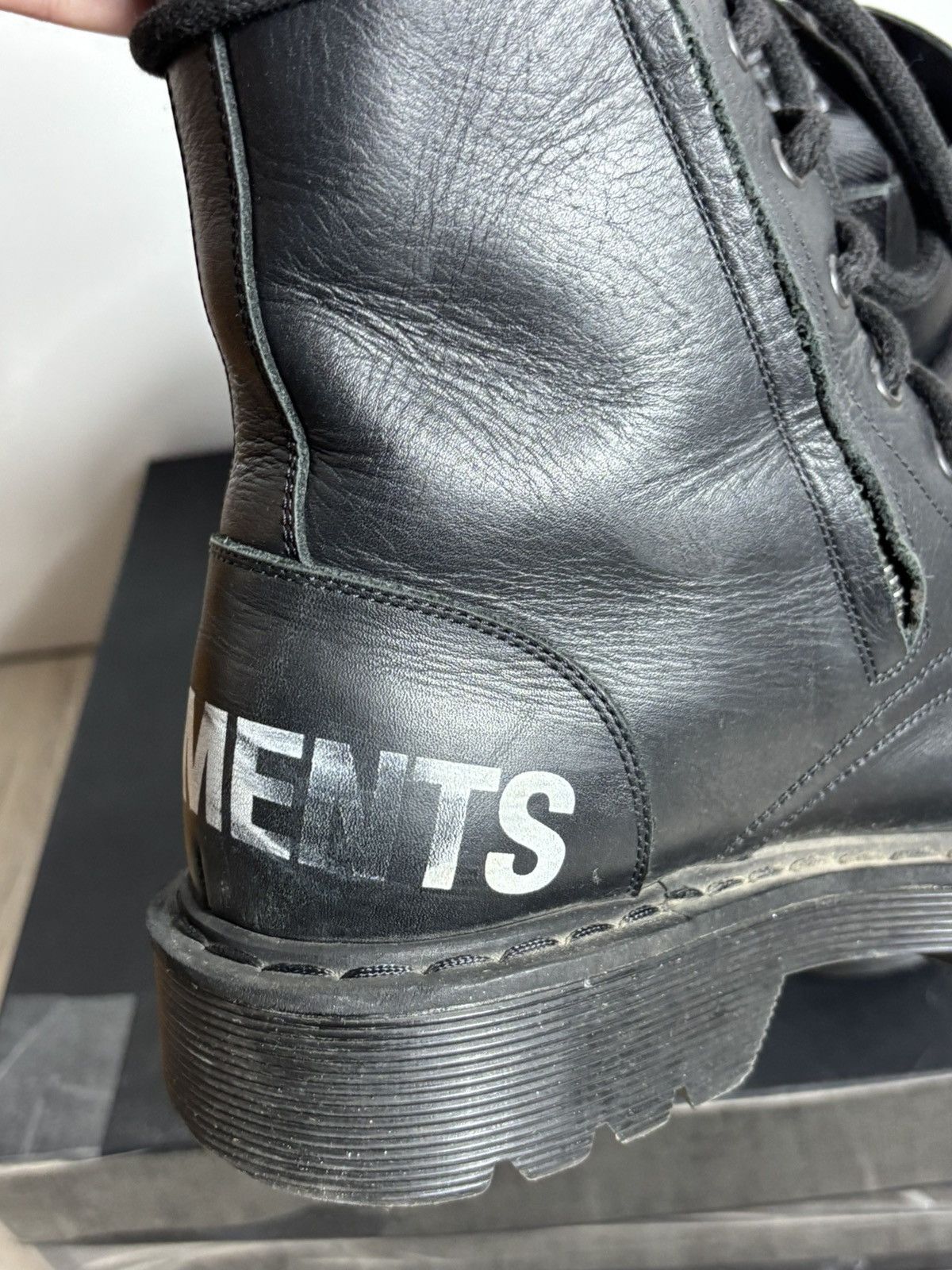 Vetements Vetements Combat Leather Bootd Size US 7 / EU 40 - 7 Thumbnail