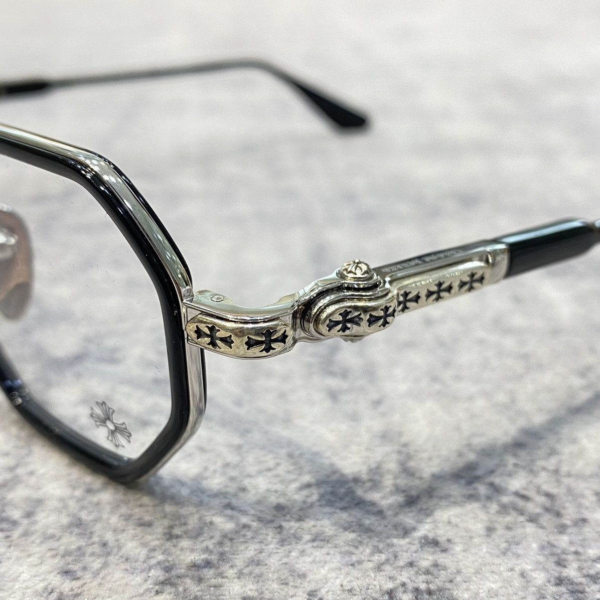 Chrome Hearts CHROME HEARTS TATTERS BLACK - SHINY SILVER Size ONE SIZE - 2 Thumbnail