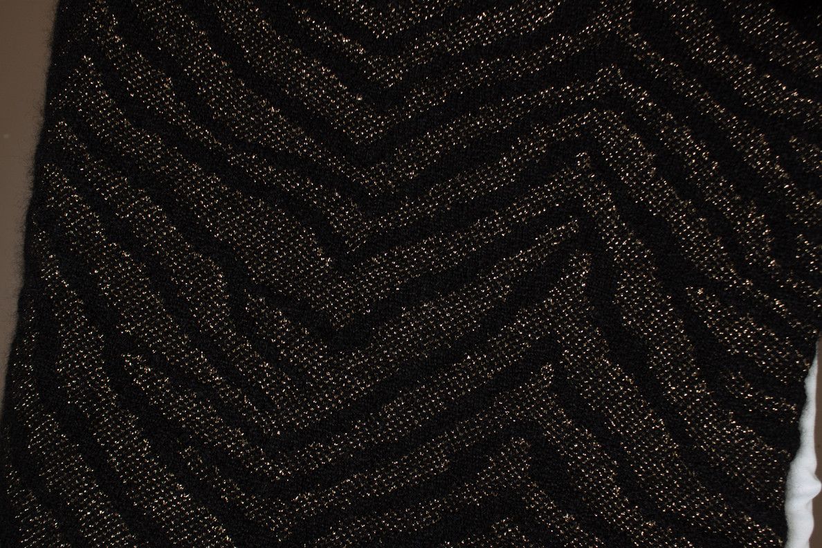 Saint Laurent Paris Saint Laurent, 2018 black and gold jacquard crewneck Size US L / EU 52-54 / 3 - 6 Thumbnail
