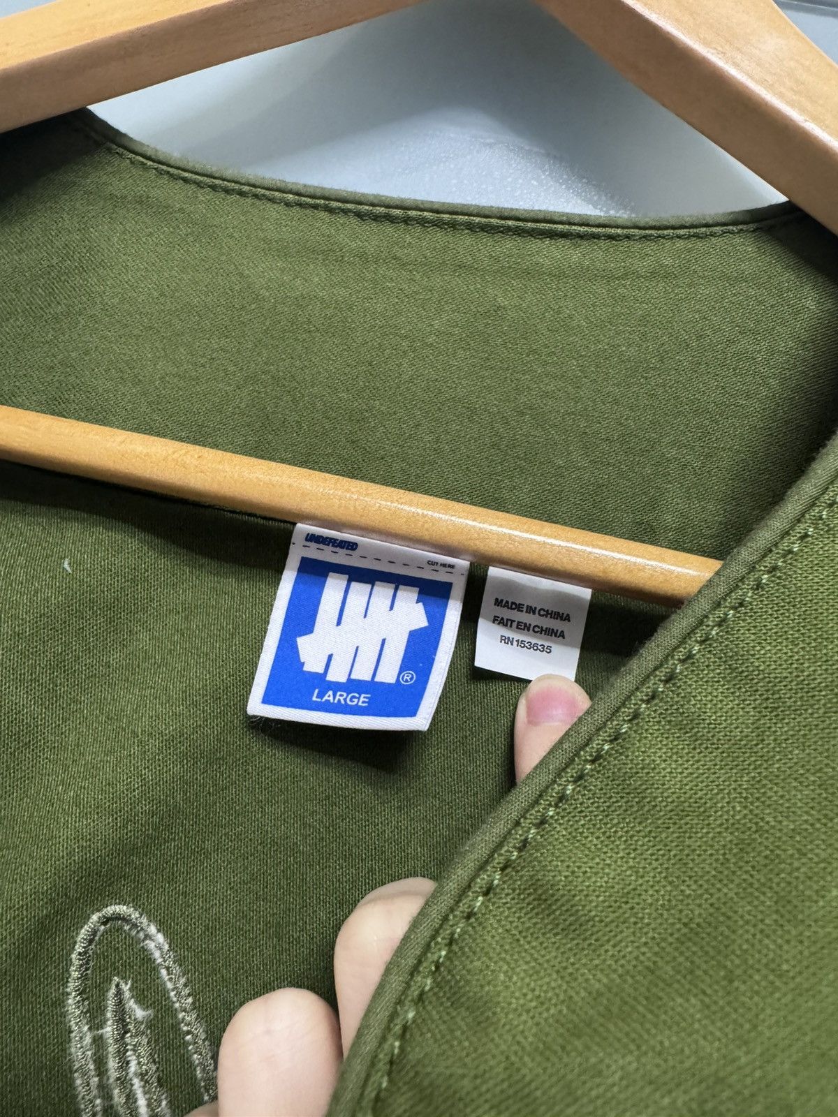 Undefeated Undefeated embroided baseball shirt Size US L / EU 52-54 / 3 - 5 Thumbnail