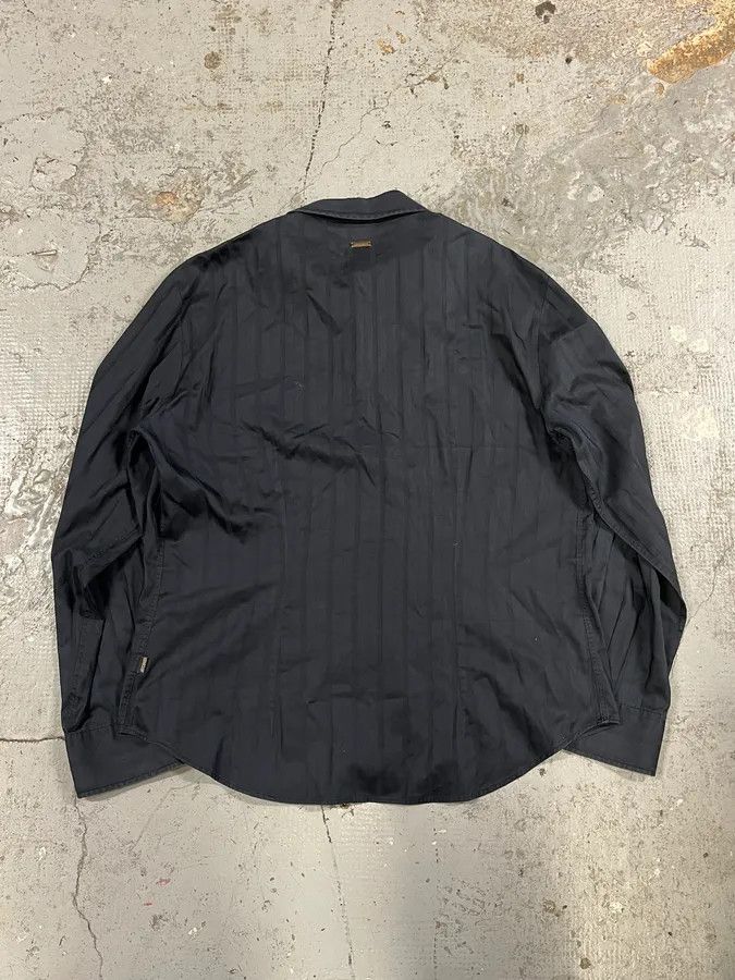 Just Cavalli 2000s Cavalli Dark Navy Light Shirt Size US L / EU 52-54 / 3 - 6 Thumbnail
