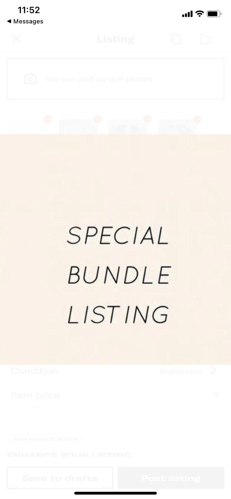 Reserved Bundle deals Listing