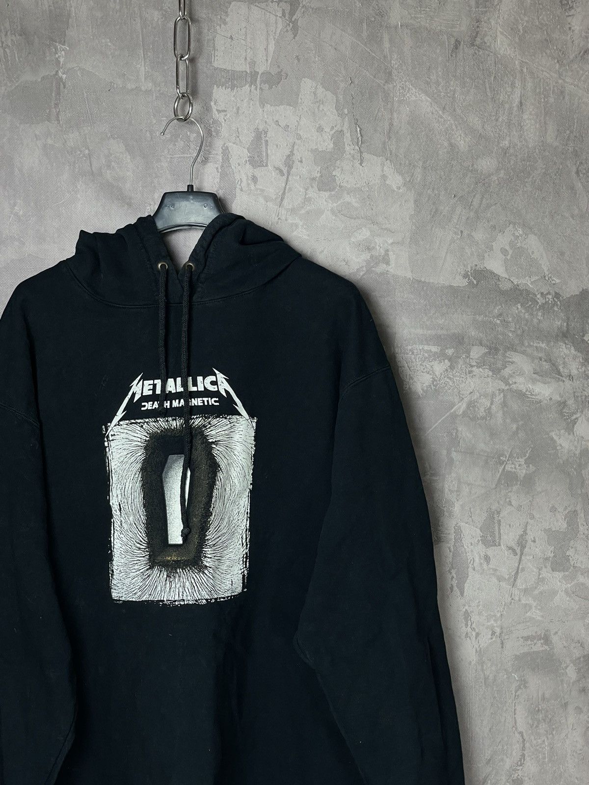 Band Tees × Metallica × Vintage Vintage Hoodie Metallica Goth Black Vintage Rare Size US XL / EU 56 / 4 - 4 Thumbnail