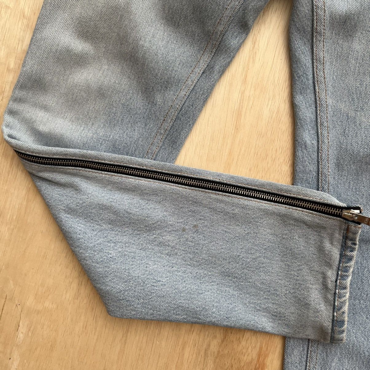 RE/DONE RE / DONE x LEVIS RECONSTRUCTED DENIM WASHED DISTRESSED Size 28" / US 6 / IT 42 - 3 Thumbnail