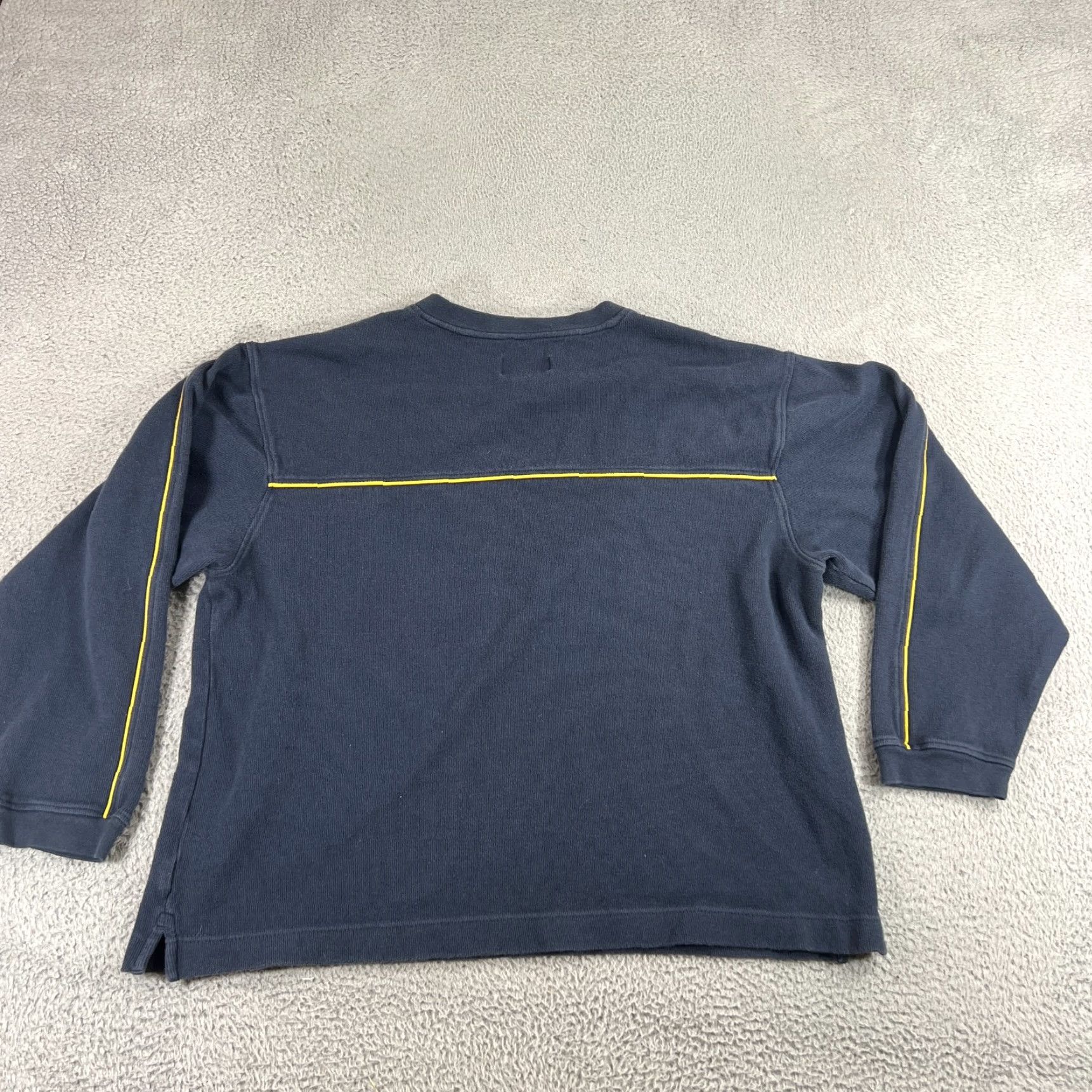 Vintage VTG Sonoma Pullover Sweater Mens XL Blue Striped Knit V-Neck Long Sleeve Casua l All Seasons 90s Classic Vintage Size US XL / EU 56 / 4 - 7 Thumbnail