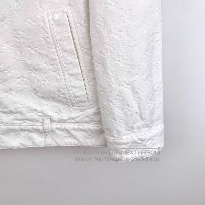 Louis Vuitton Louis Vuitton 23 white logo cotton zippered long-sleeved d Size XS / US 0-2 / IT 36-38 - 5 Thumbnail