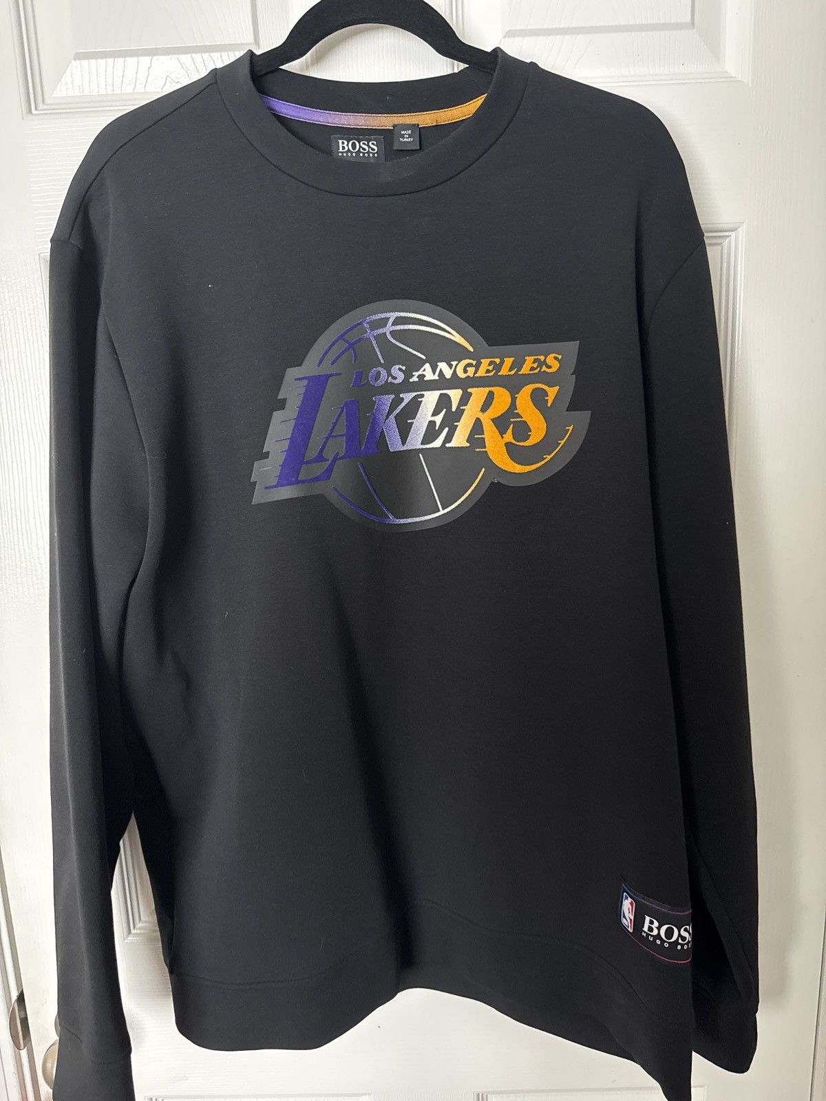 Hugo Boss Hugo Boss x Lakers Crewneck Size US XL / EU 56 / 4 - 1 Thumbnail