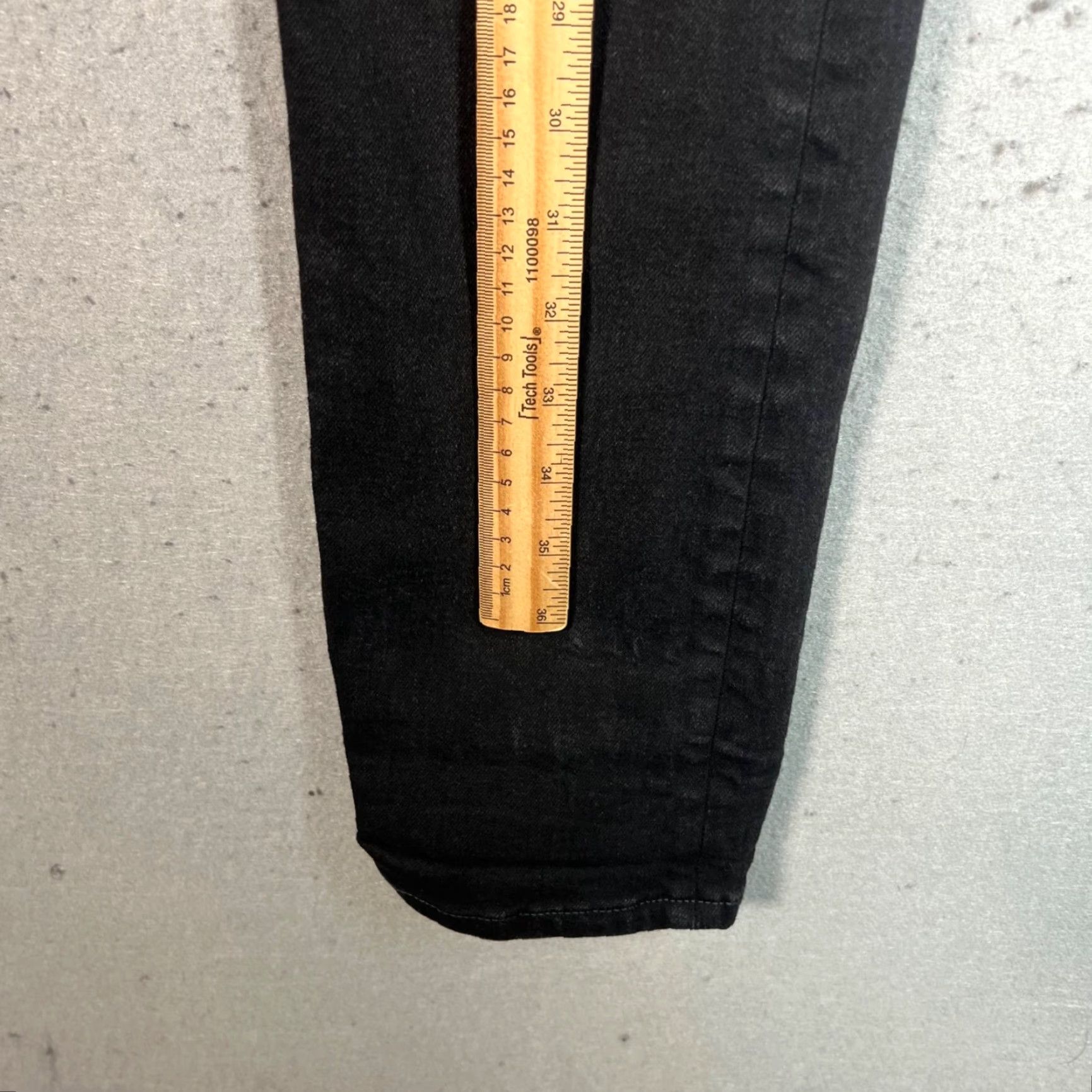 Allsaints AllSaints Jeans Slim Mens Black Denim 30 x 32 Adult Mens 5-Pocket Design Stretch Size US 30 / EU 46 - 7 Thumbnail