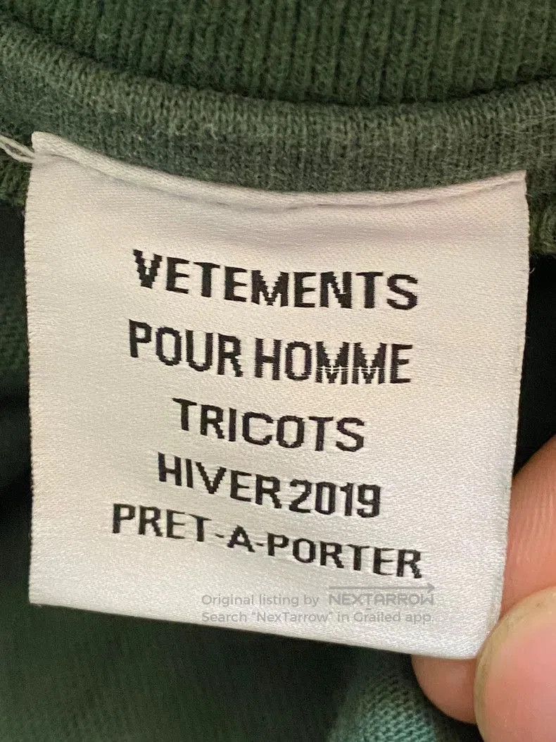 Vetements Vetements Logo Long Sleeve Sweatshirt. Size US S / EU 44-46 / 1 - 6 Thumbnail