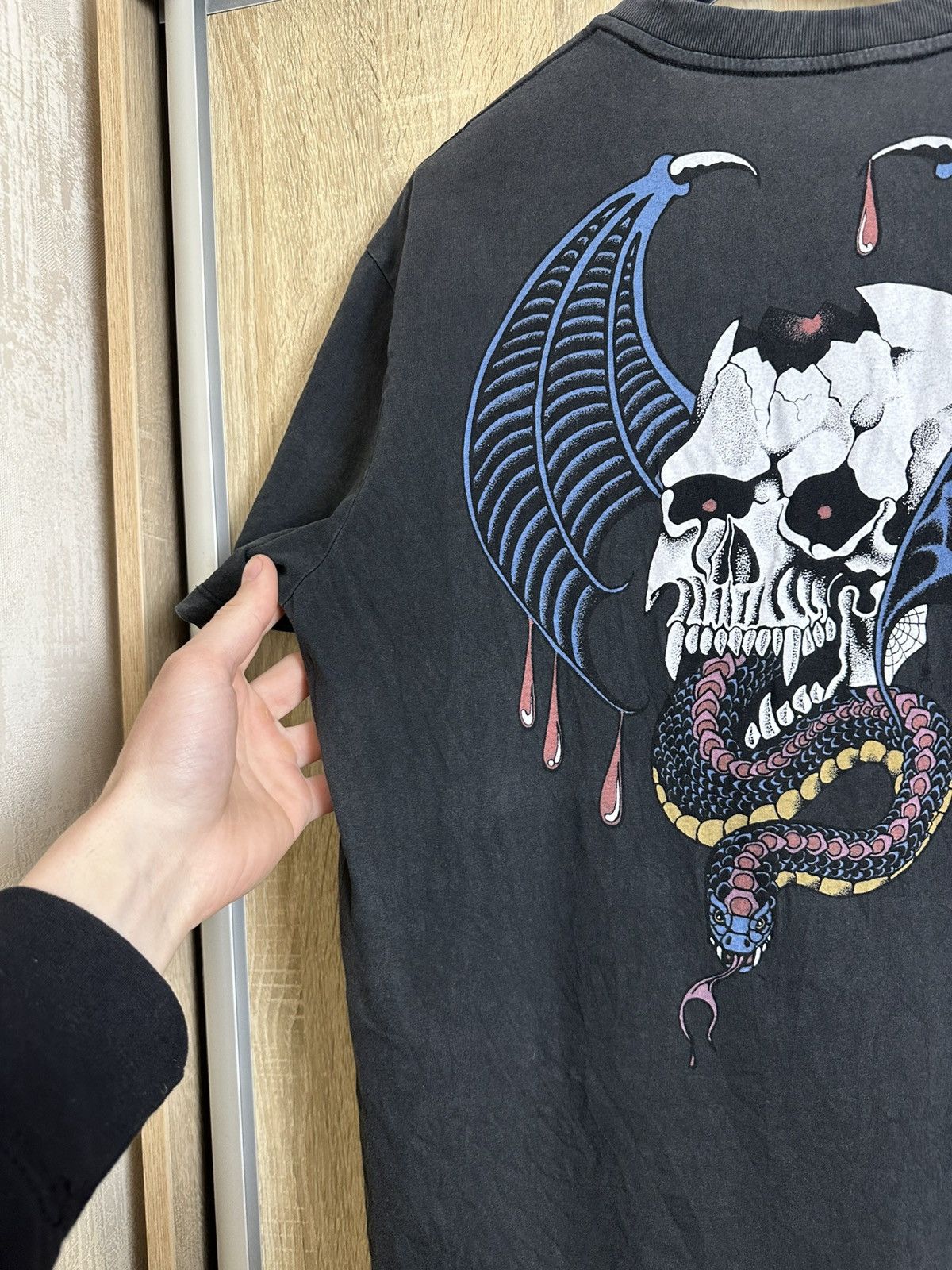 Allsaints 🔥 Allsaints Bat Skull Snake Logo Y2K Art T Shirt Affliction Size US S / EU 44-46 / 1 - 3 Thumbnail