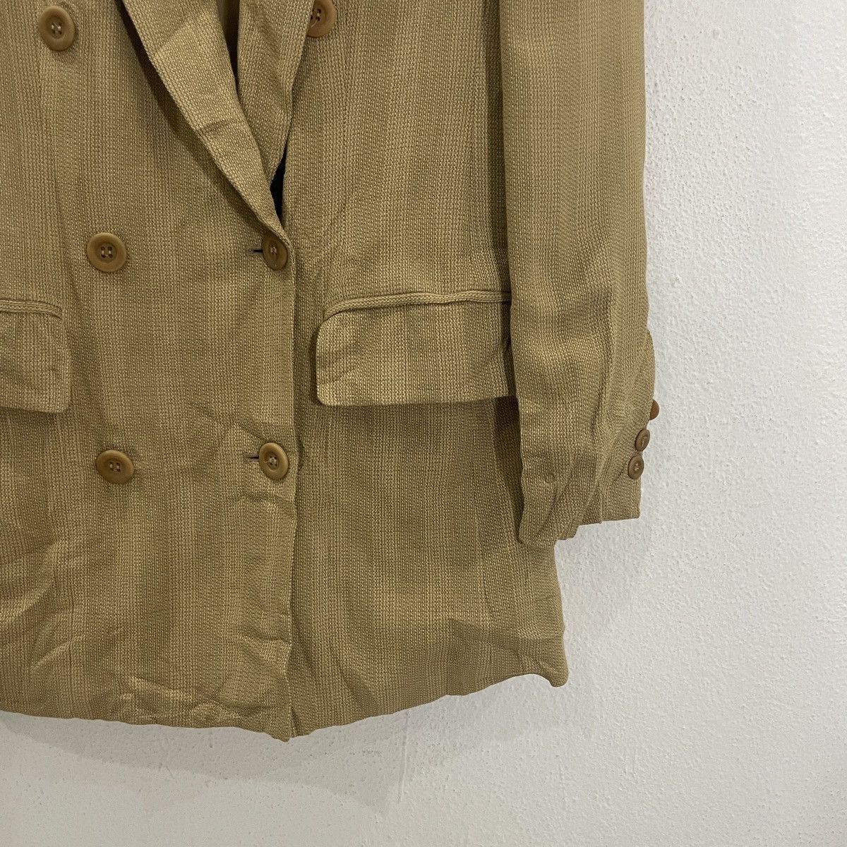Anne Klein Vintage 90s Anne Klein 11 Petites Coat Jacket Size L / US 10 / IT 46 - 2 Thumbnail