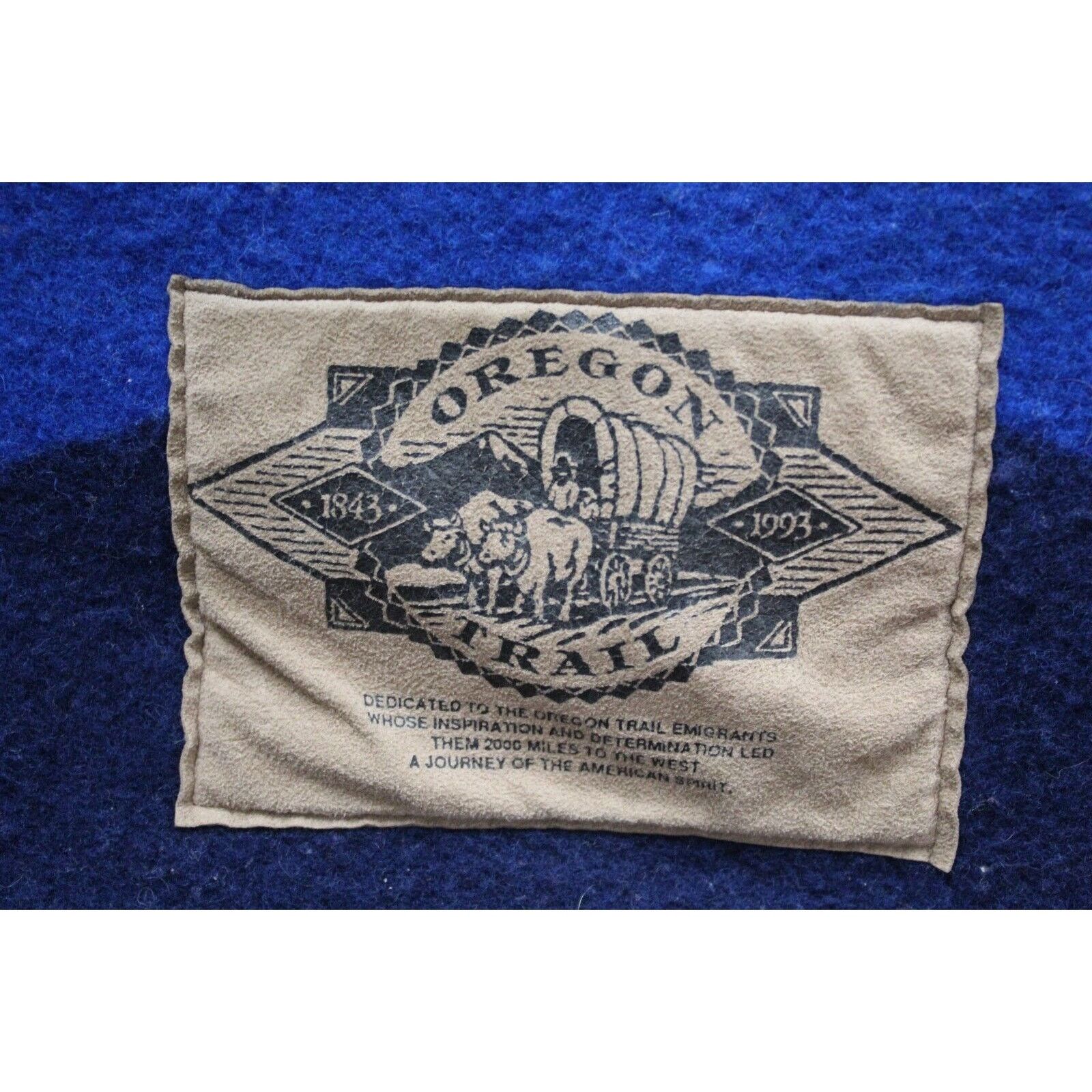 Pendleton Beaver State Pendleton Wool Mills Oregon Trail 1993 Blanket Size ONE SIZE - 3 Thumbnail