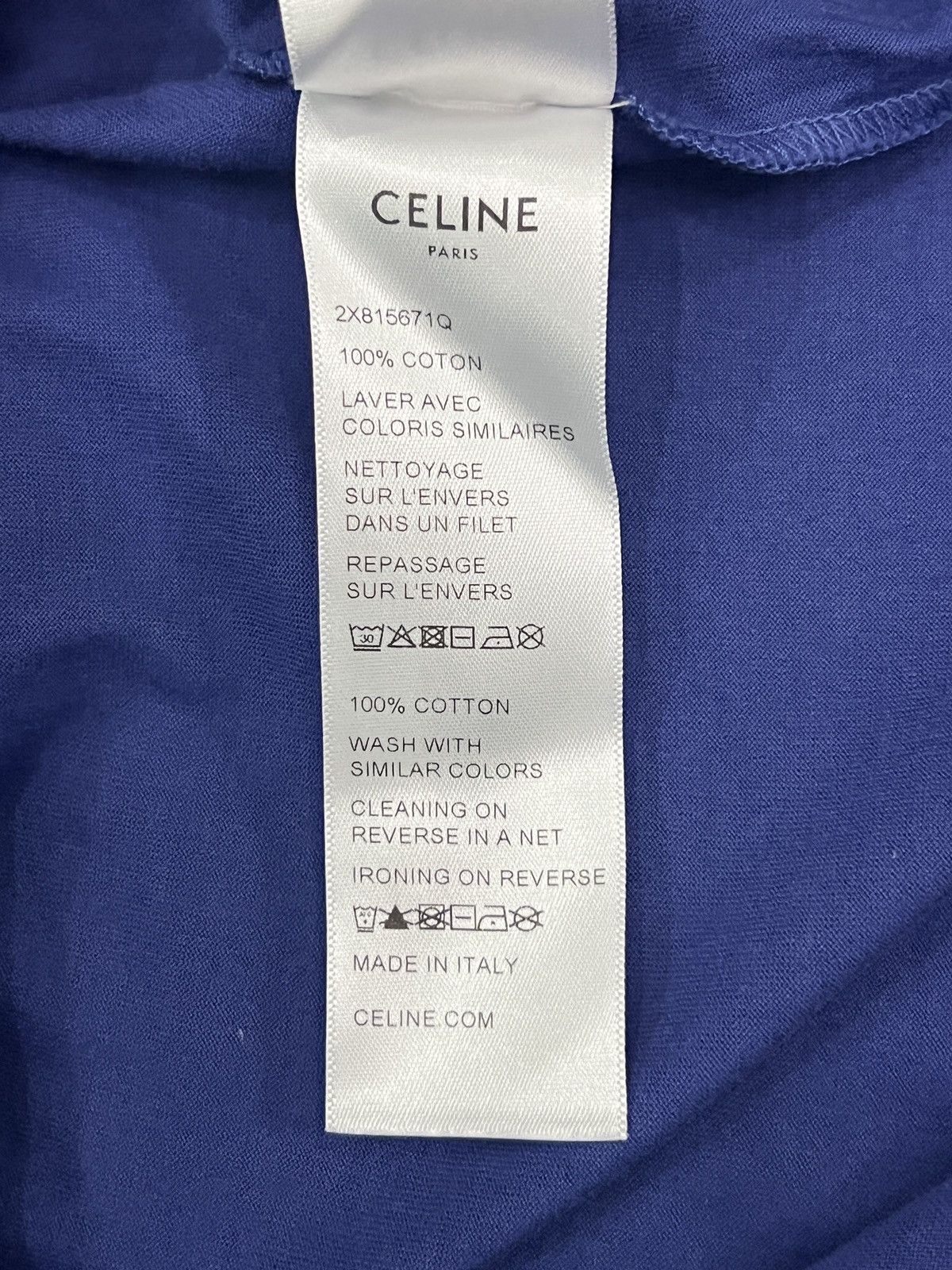 Celine Celine “Je t’aime” Colorblock T-Shirt Size M / US 6-8 / IT 42-44 - 16 Thumbnail