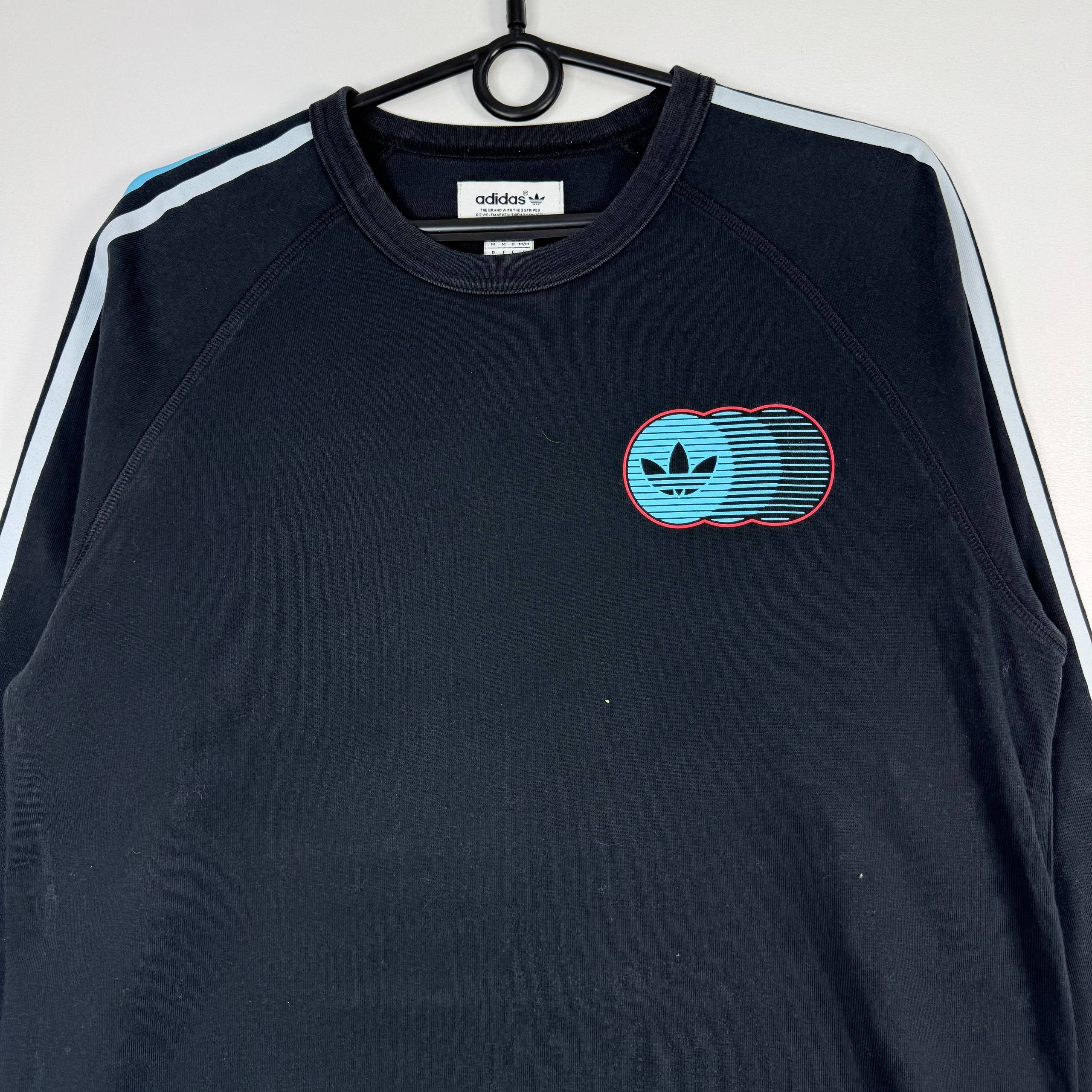 Adidas Adidas Long Sleeve T-Shirt Black AJ7260 Mens Size M Size US M / EU 48-50 / 2 - 2 Thumbnail