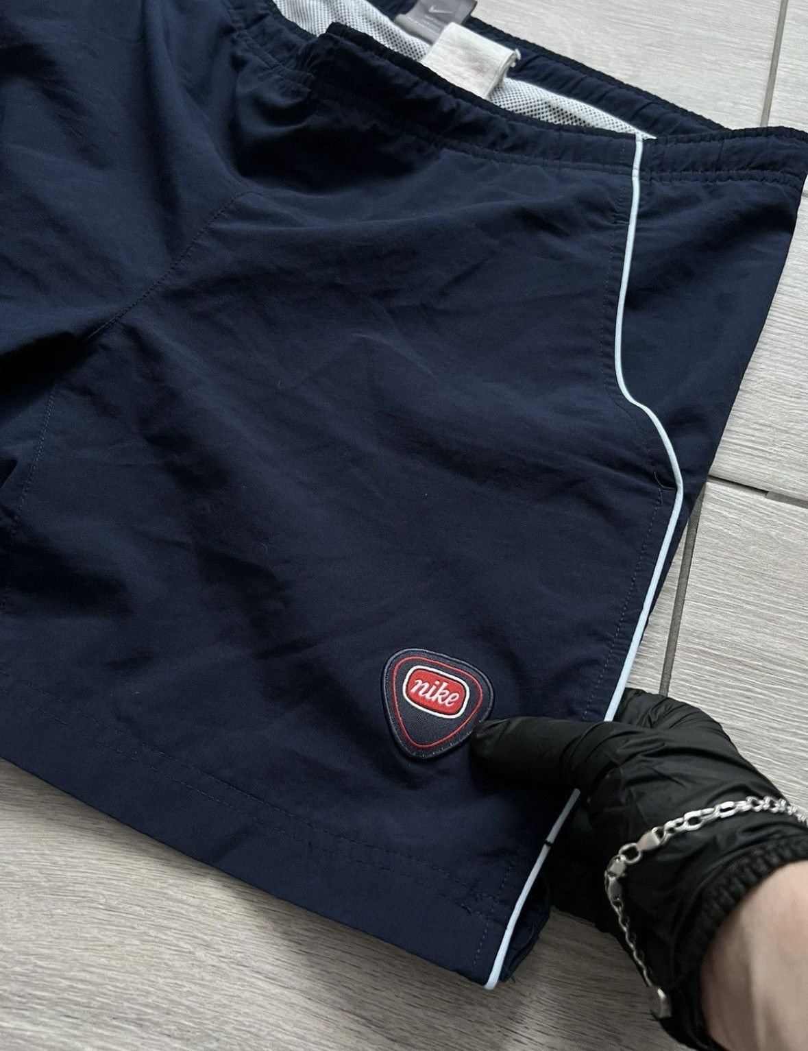 Nike Nike vintage Shorts Y2k Drill Blue Size US 32 / EU 48 - 5 Thumbnail