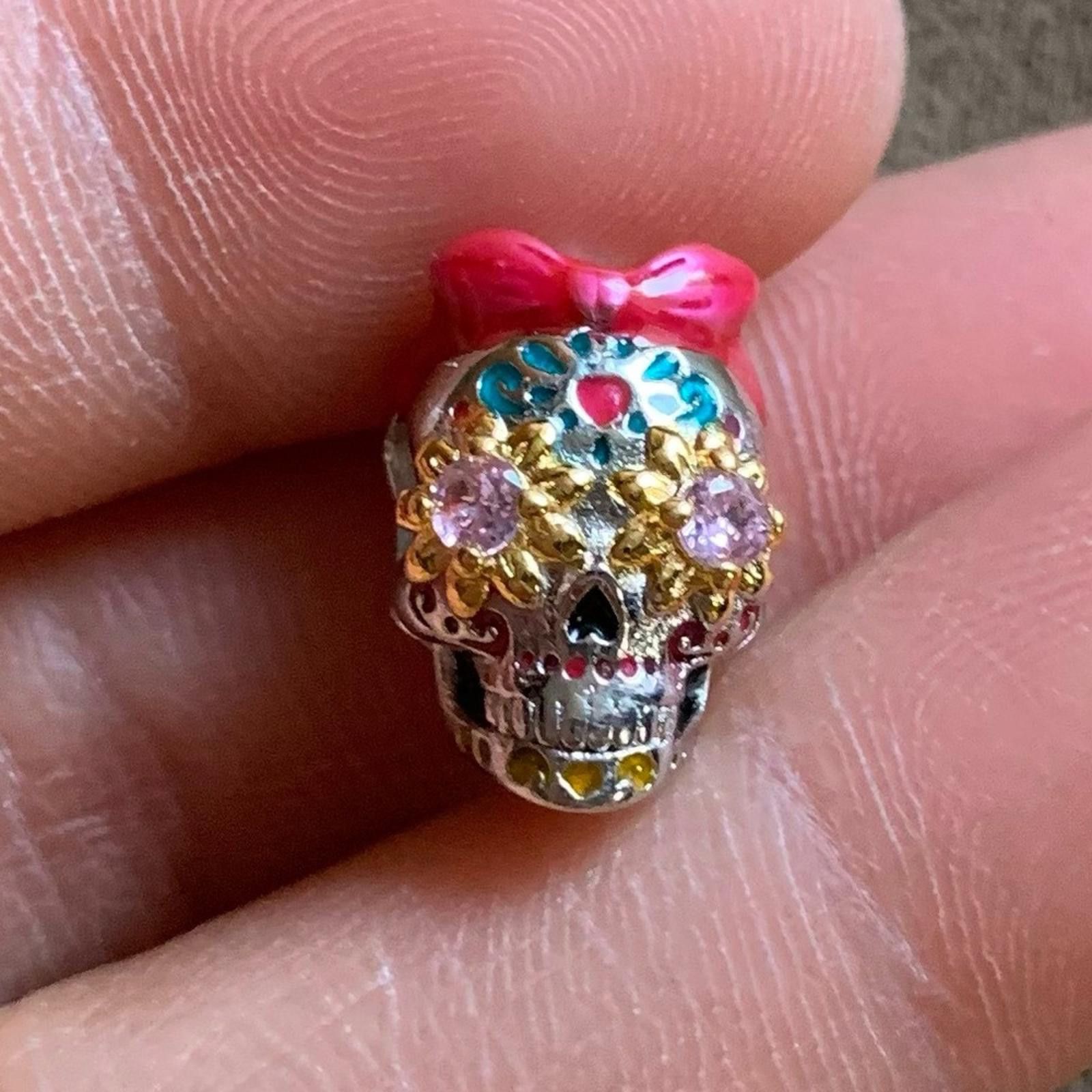 Other NWOT Glow-in-the-Dark Barbie Skull Charm Sterling Silver 925 Size ONE SIZE - 3 Thumbnail