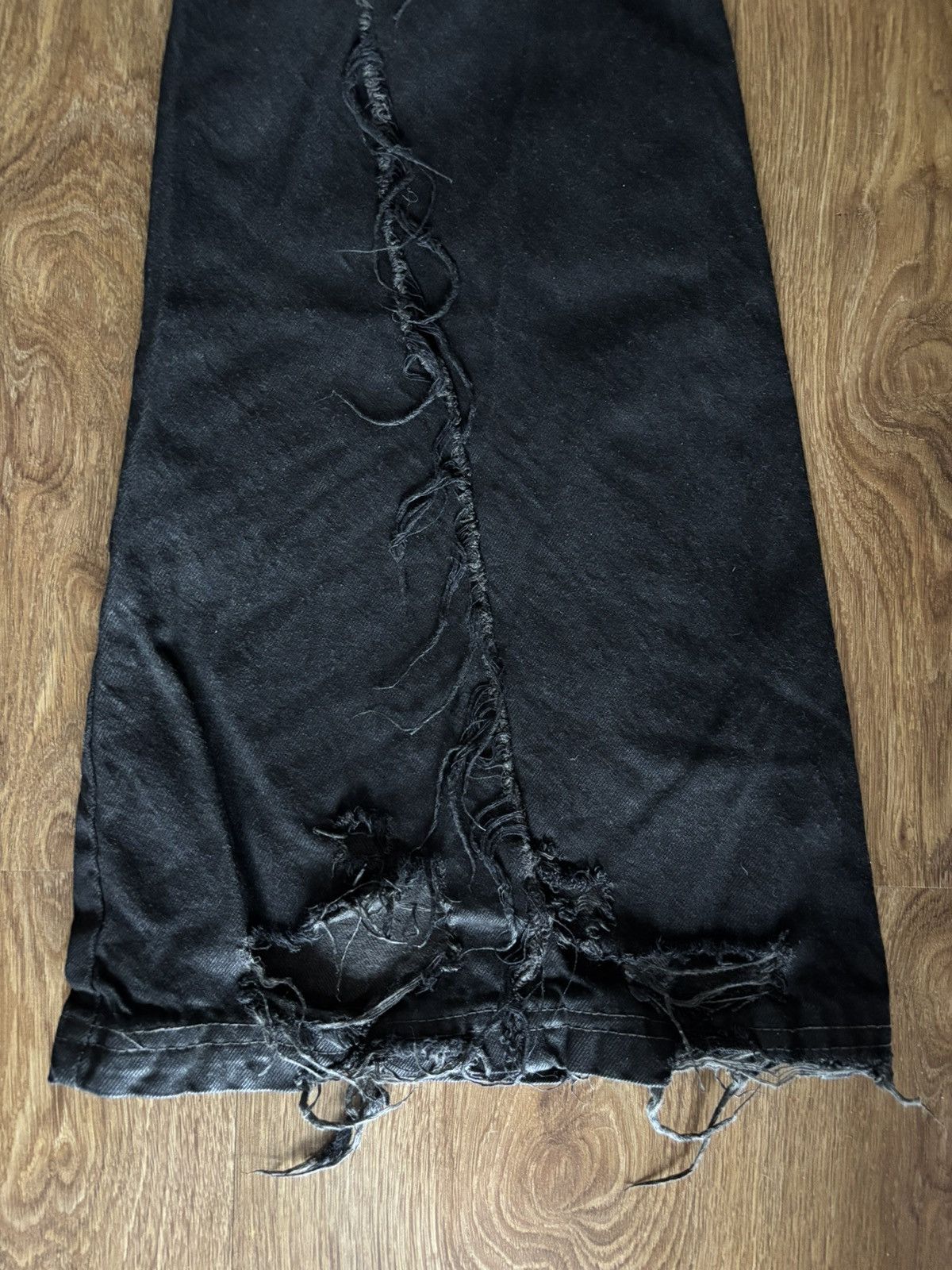 SHINE LUXURY SHINE LUXURY STUDIOS "MORGENSTAR" INSERTED FLARED PANTS Size US 32 / EU 48 - 7 Thumbnail