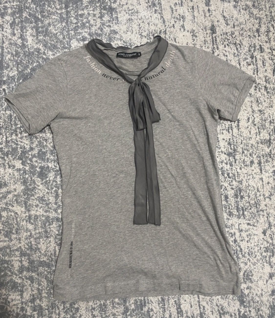 Dolce & Gabbana Dolce & gabbana blouses fashion never dies a natural death Size S / US 4 / IT 40 - 1 Thumbnail