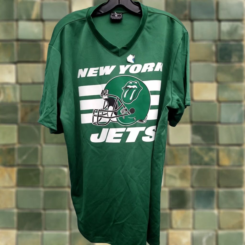 Sea New York Rolling Stones New York Jets 2019 NO Filter Tour T-Shirt XL Unisex Adults Green Band City Size XL Size US XL / EU 56 / 4 - 1 Thumbnail