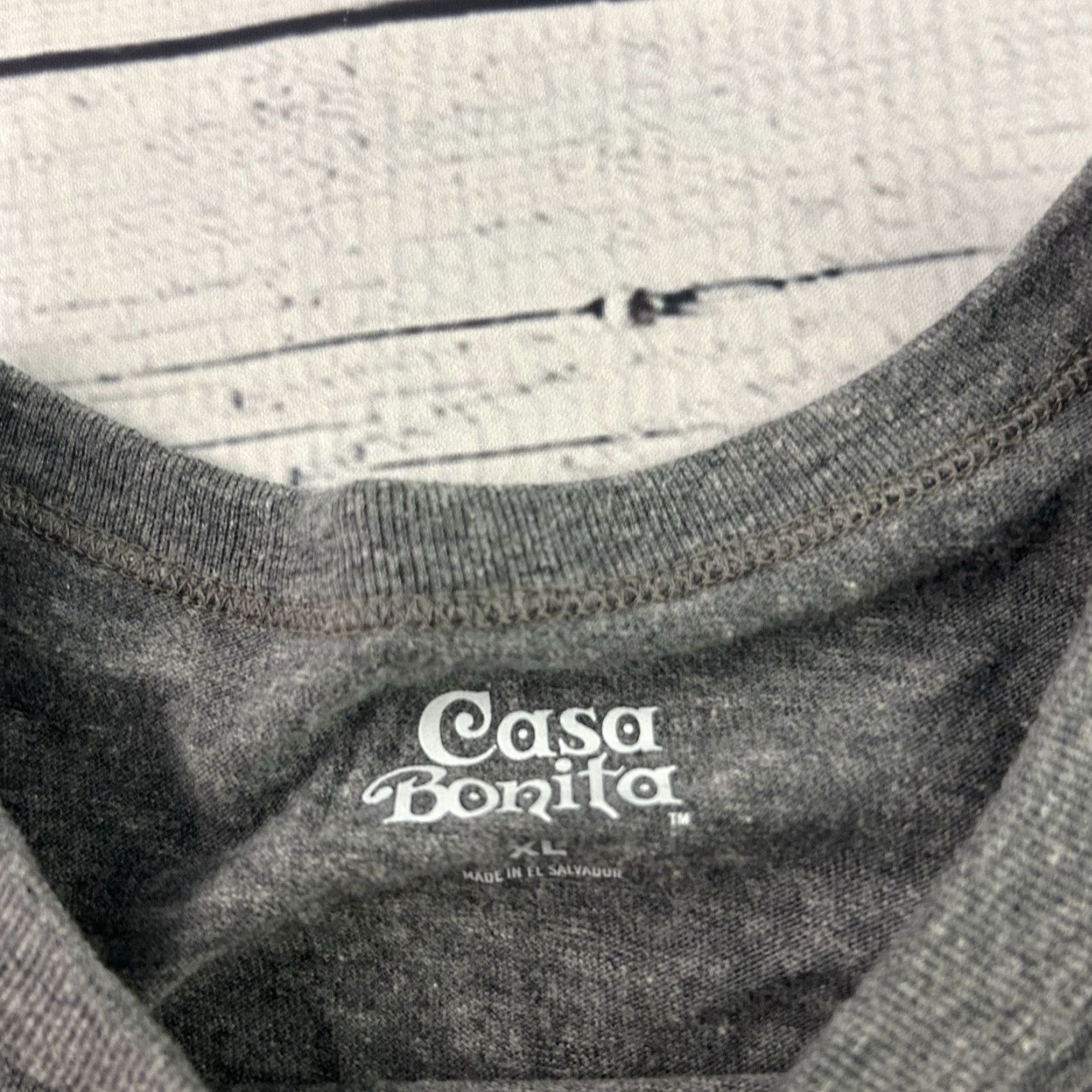 Vintage Casa Bonita T Shirt Men XL Gray Short Sleeve Shirt Size US XL / EU 56 / 4 - 3 Thumbnail