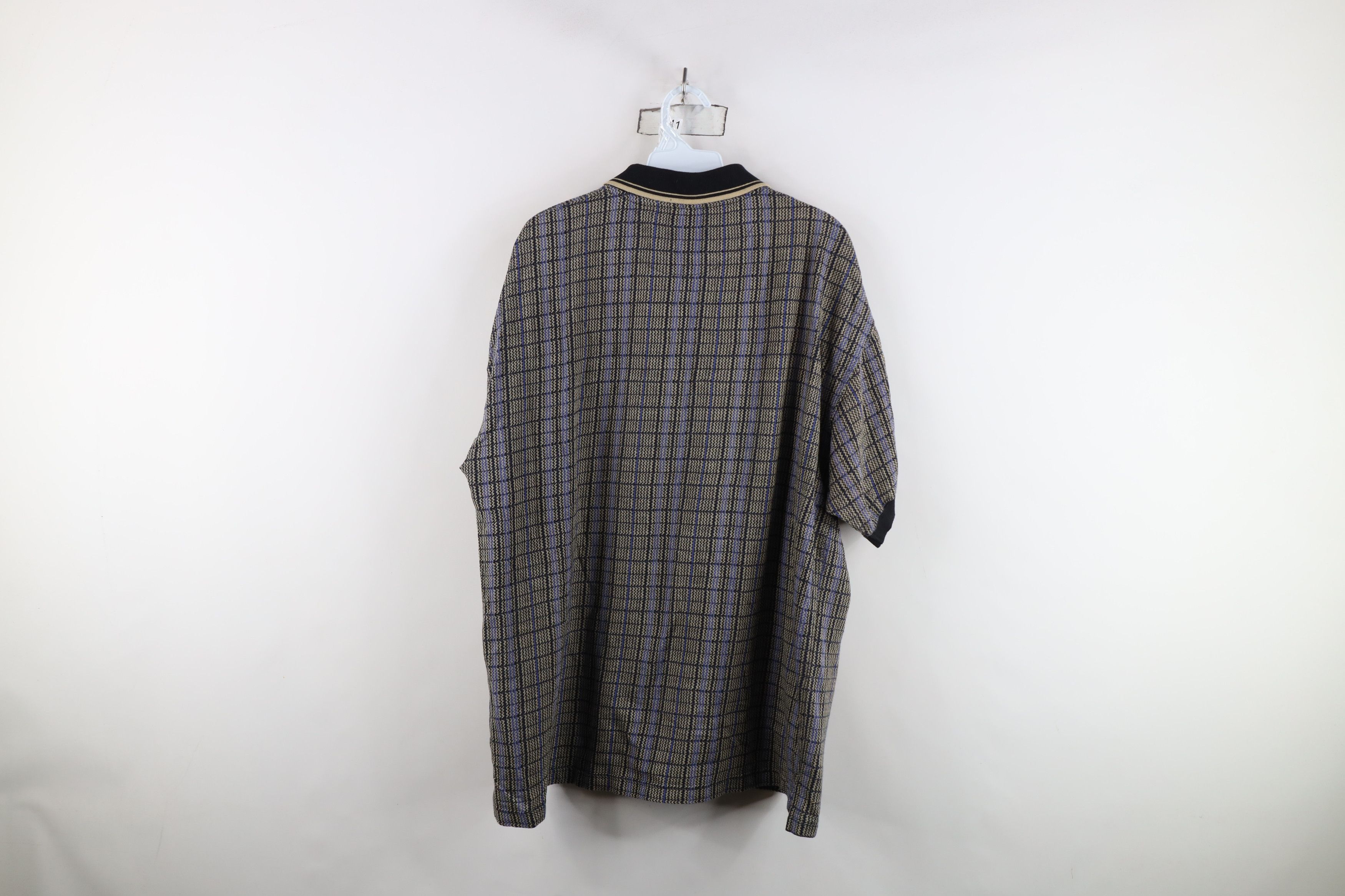 Pierre Cardin Vintage 90s Pierre Cardin Wavy Knit Collared Golf Polo Shirt Size US L / EU 52-54 / 3 - 9 Thumbnail