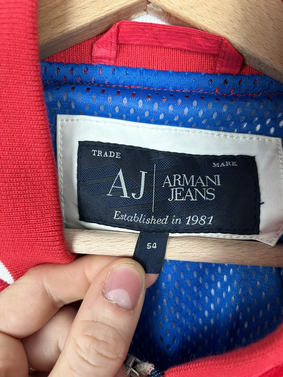 Armani Vintage Armani Jeans Varsity Bomber Jacket Avant-garde Y2K Size US L / EU 52-54 / 3 - 7 Thumbnail