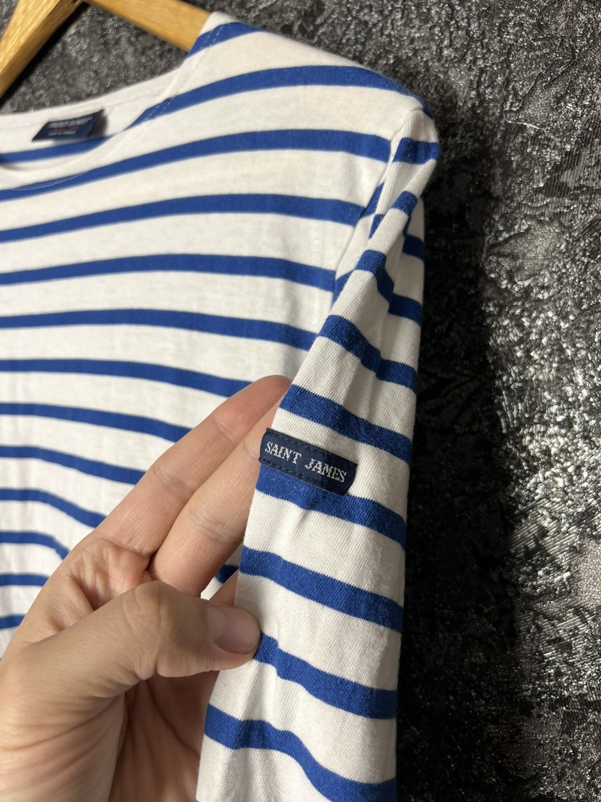 Saint James × Vintage Asap Rocky x Saint James Striped Long Sleeve Kurt Cobain Size L / US 10 / IT 46 - 3 Thumbnail