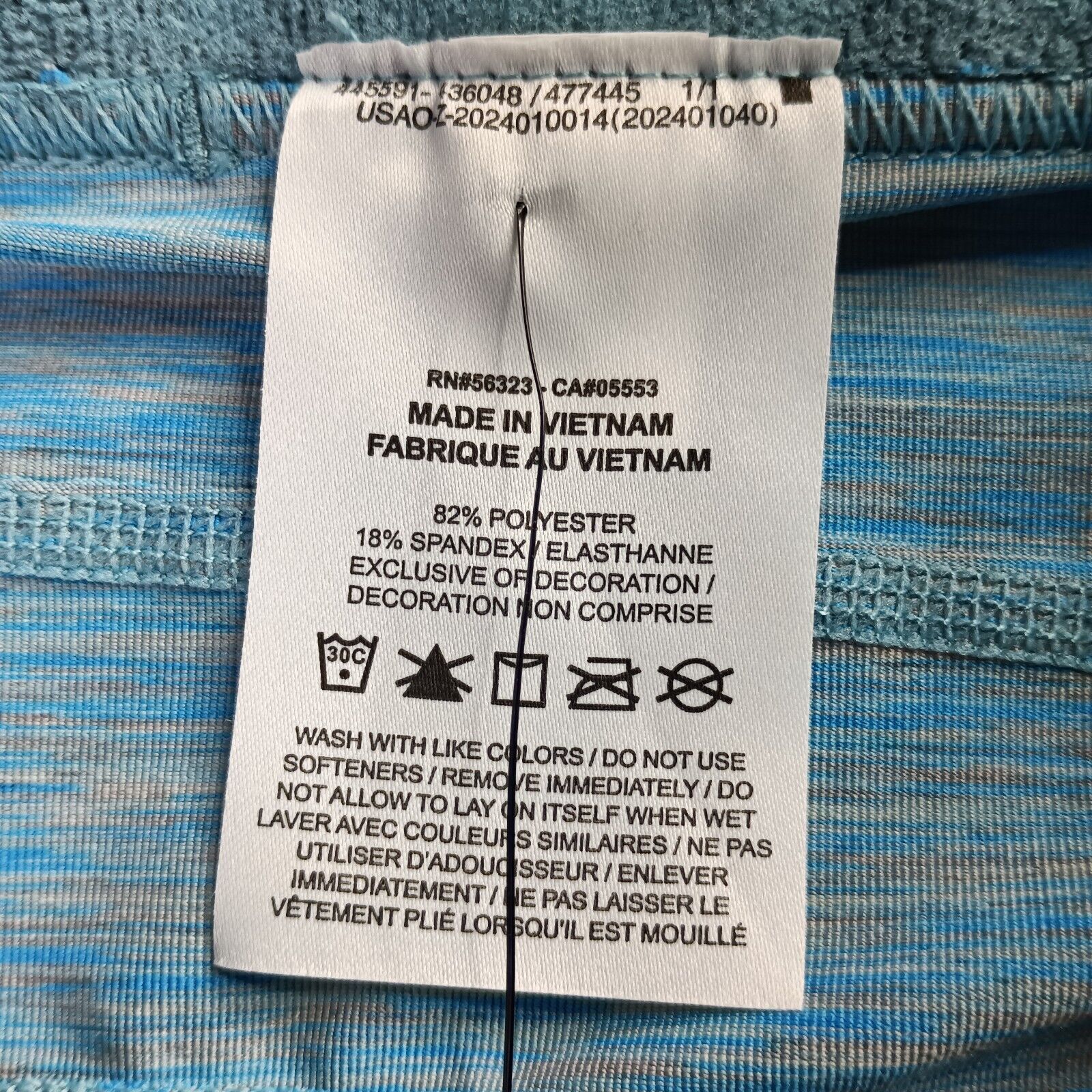 Nike Women's 2XL Nike Pro 3" Shorts Blue Workout Biker Dri-Fit Size 36" / US 14 / IT 50 - 4 Thumbnail