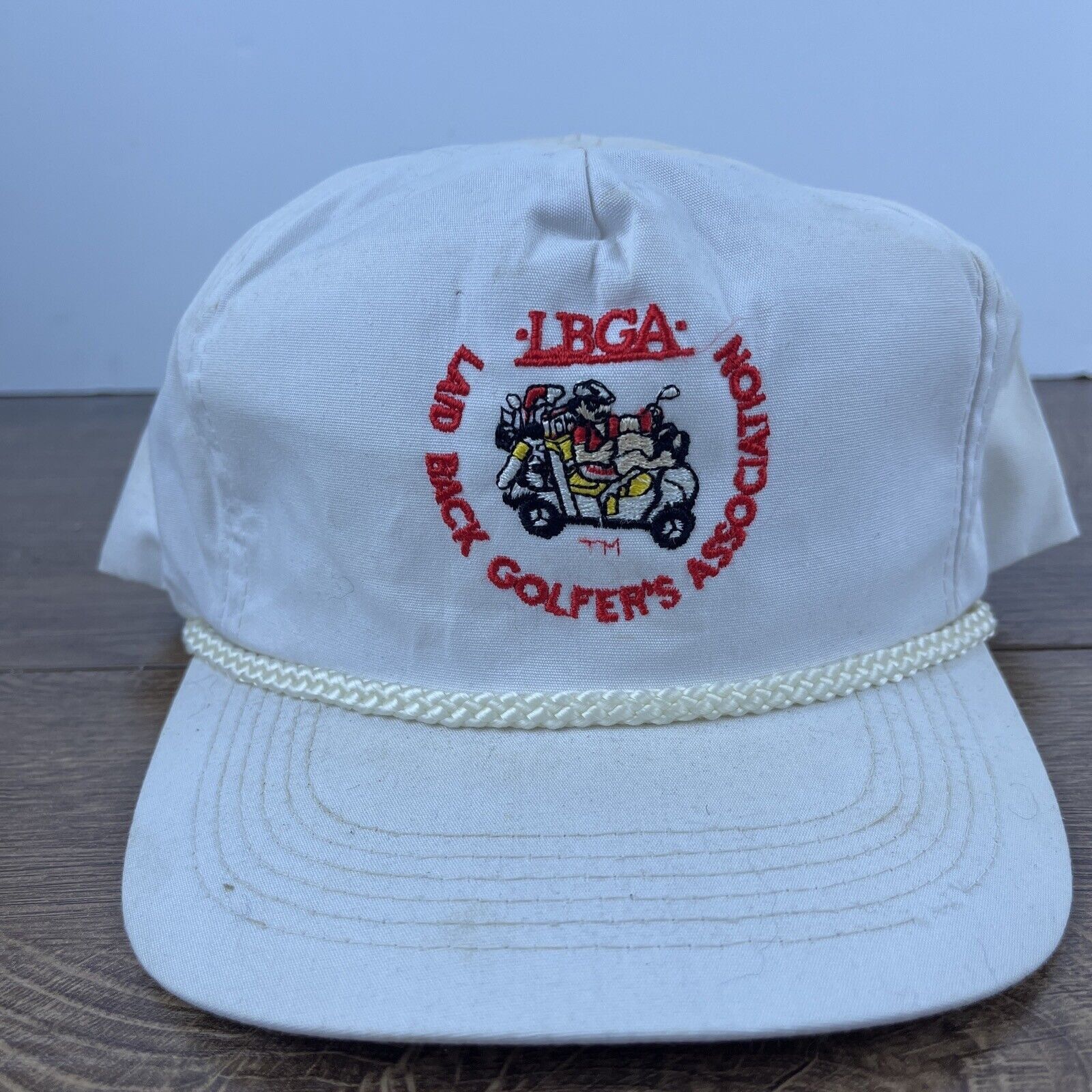 Other Laid Back Golfers Hat LBGA Hat Snapback White Adjustable Hat Size ONE SIZE - 1 Thumbnail